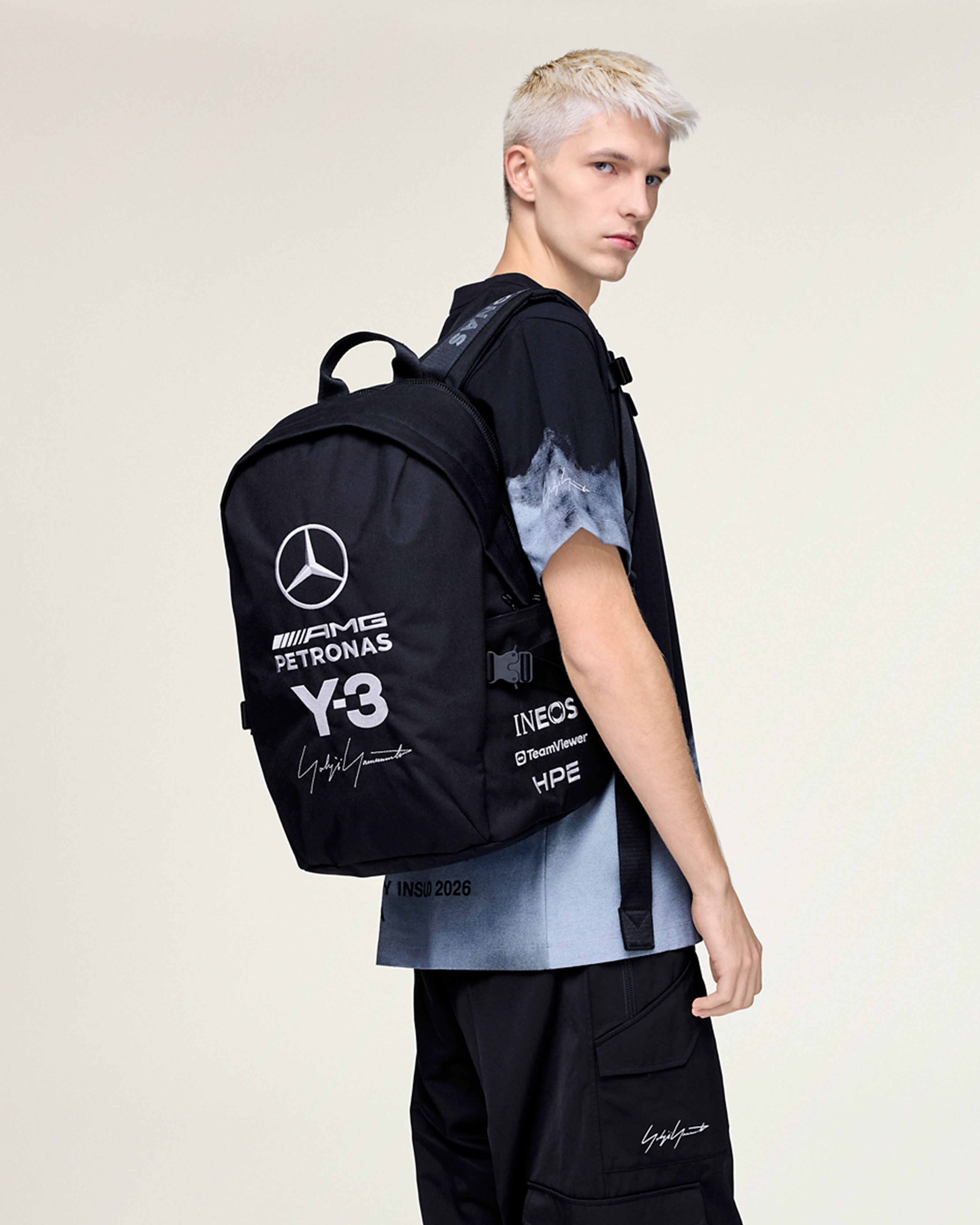 Y-3 Backpack - Black (2026) | Mercedes-AMG PETRONAS F1 Team x adidas Y-3 Backpack - Black (2026) | Mercedes-AMG PETRONAS F1 Team x adidas