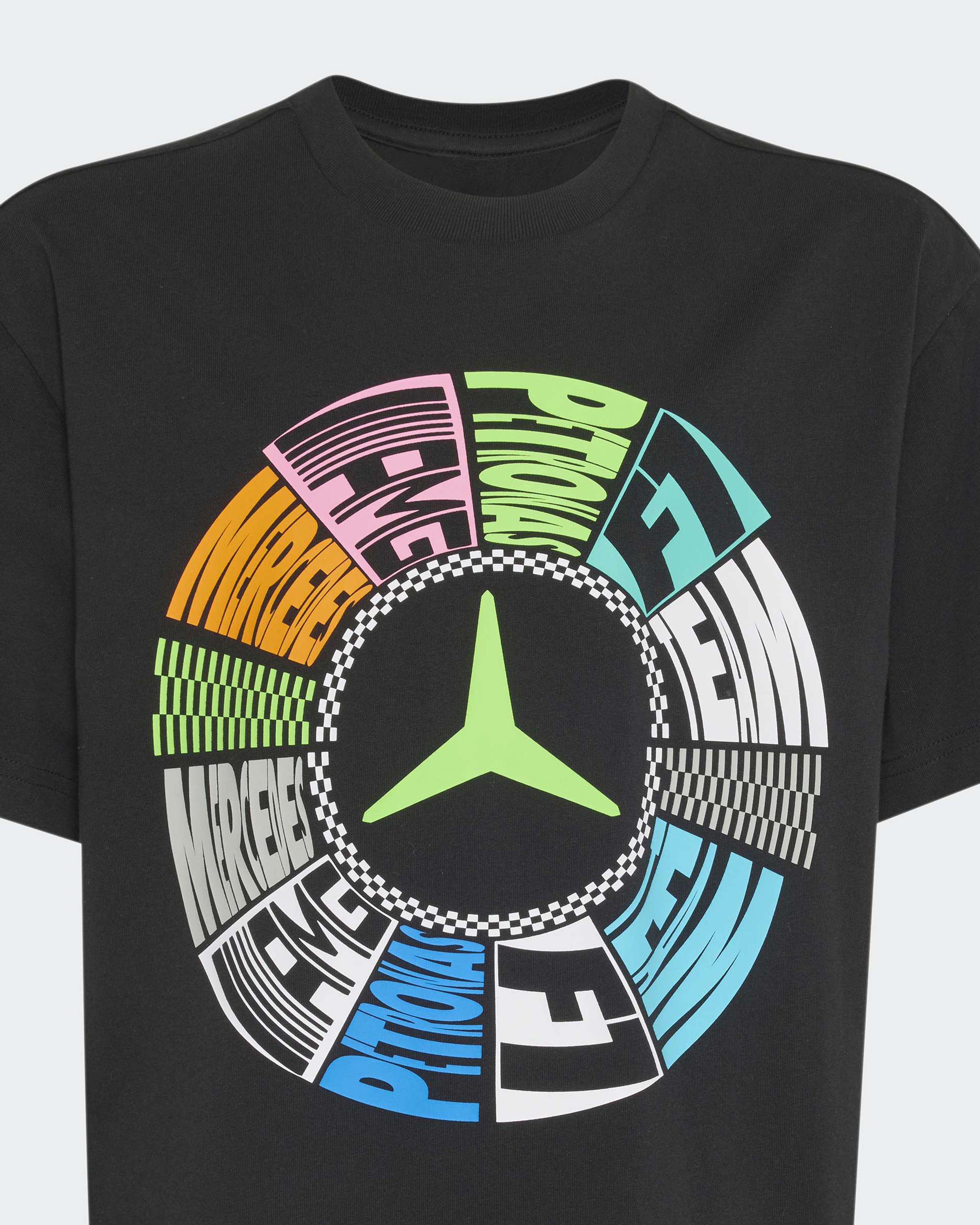 Kids Lights On T-shirt Black