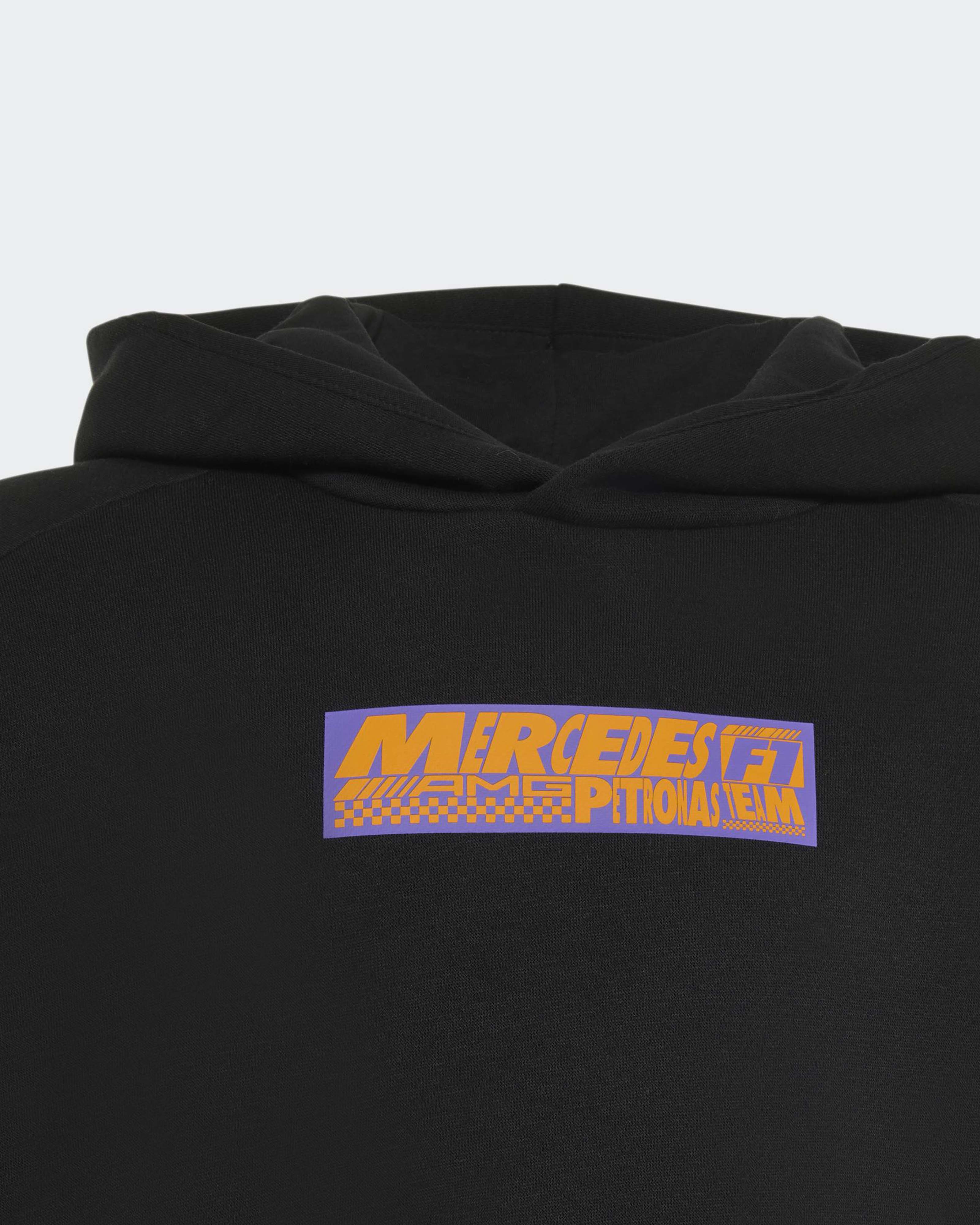 Kids Lights On Hoody Black