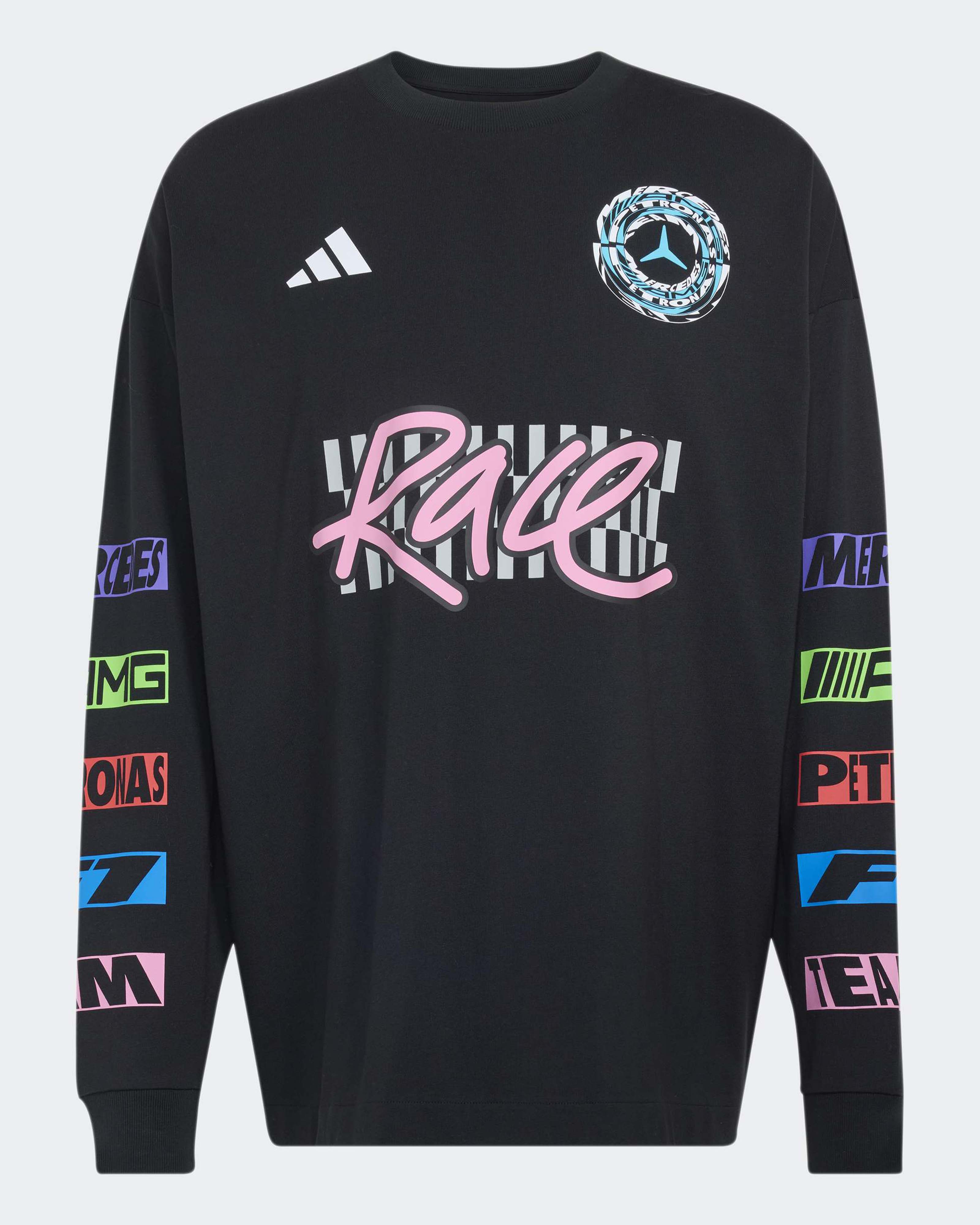 Unisex Lights On Longsleeve T-shirt Black