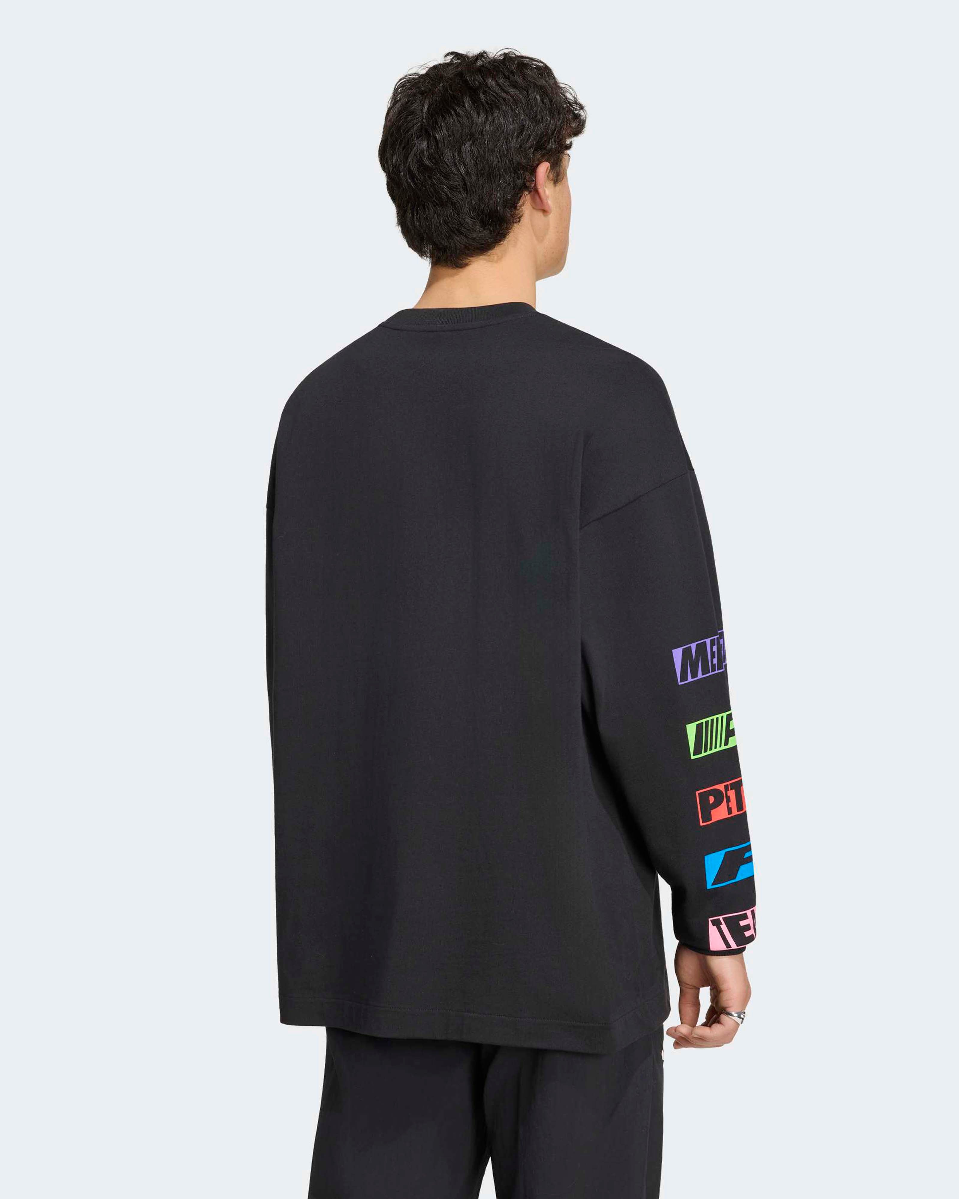 Unisex Lights On Longsleeve T-shirt Black