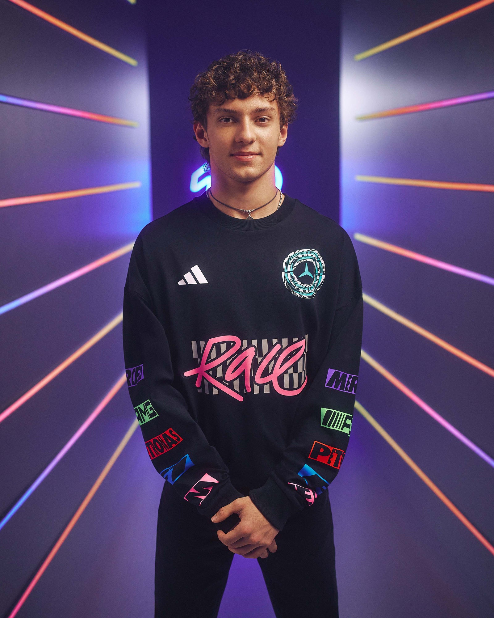Unisex Lights On Longsleeve T-shirt Black