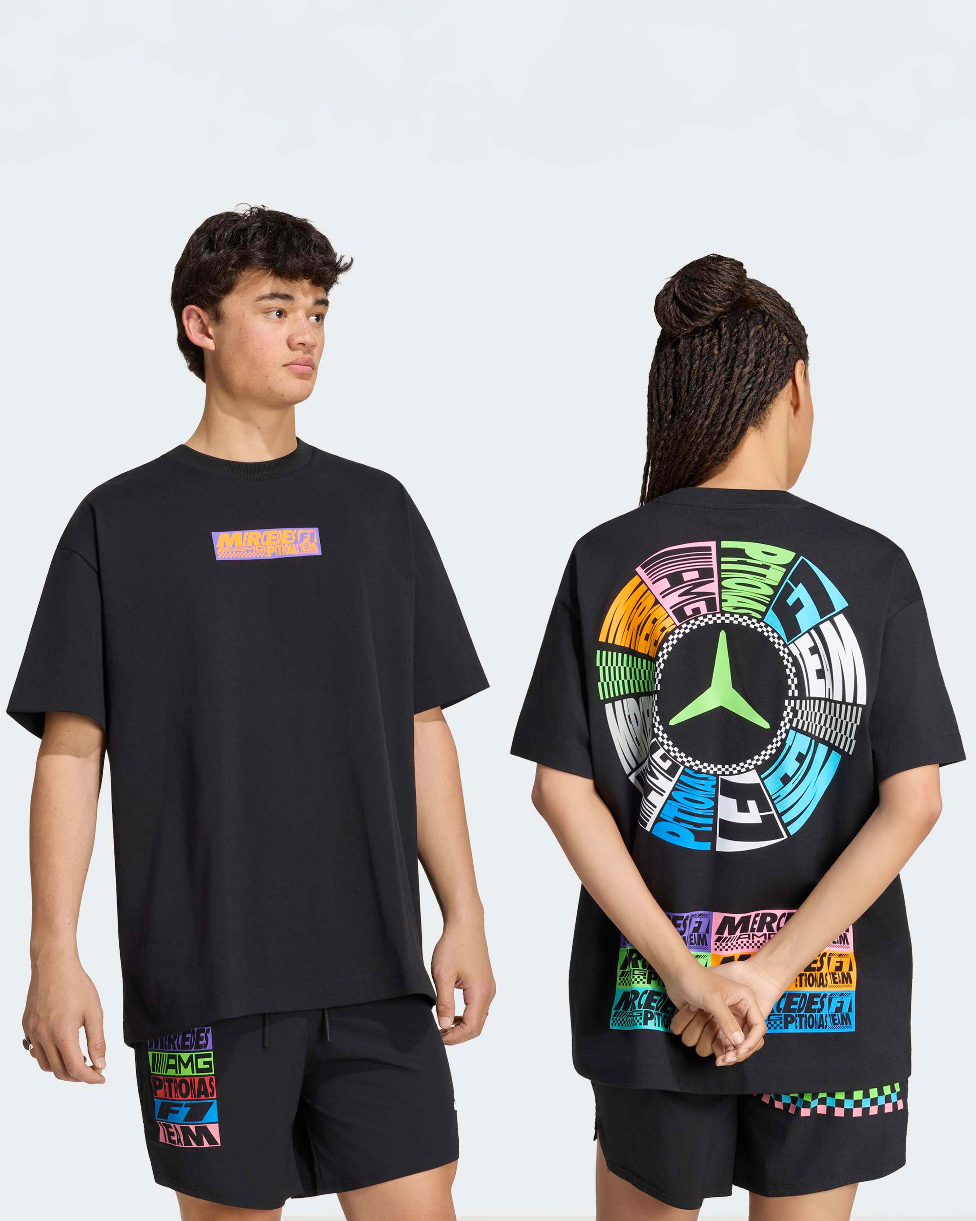 Unisex Lights On T-shirt Black