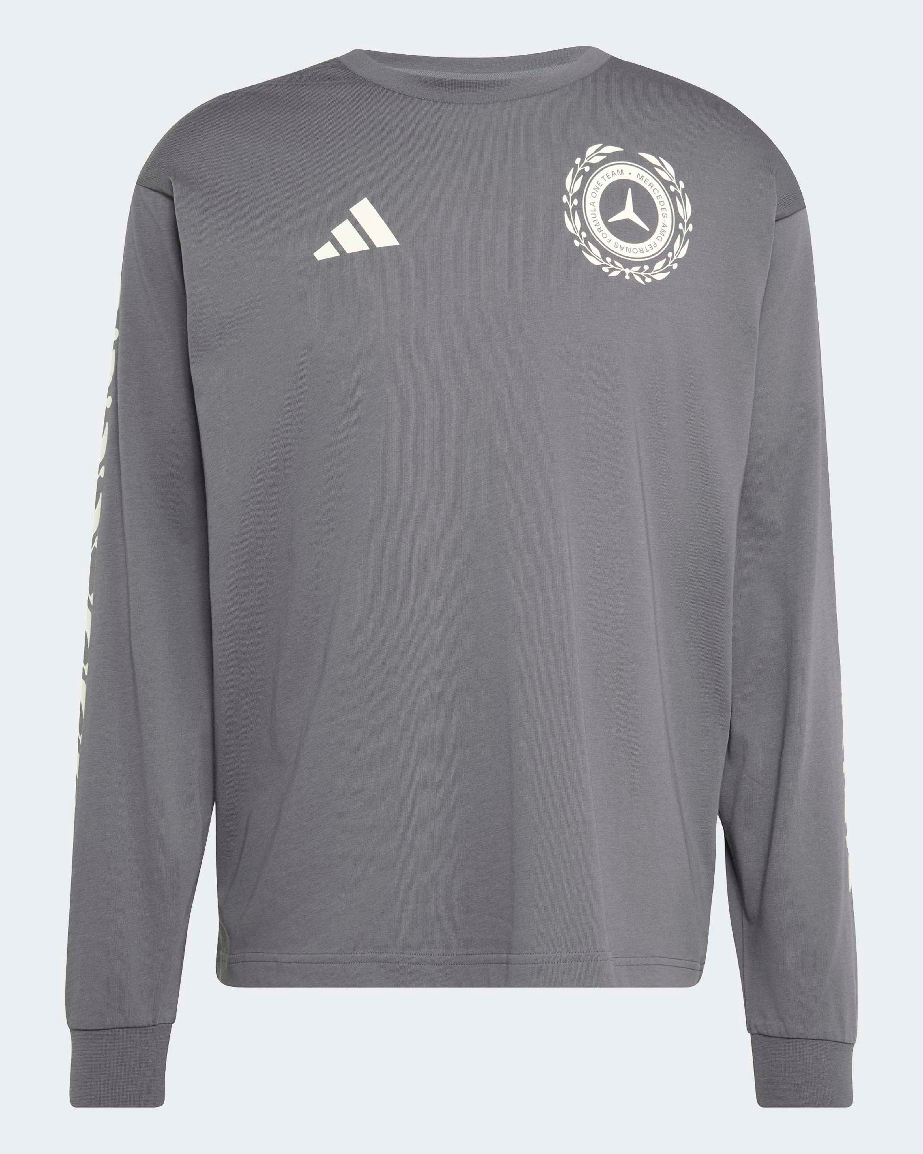 Mens Silver Arrows Longsleeve T-shirt Grey