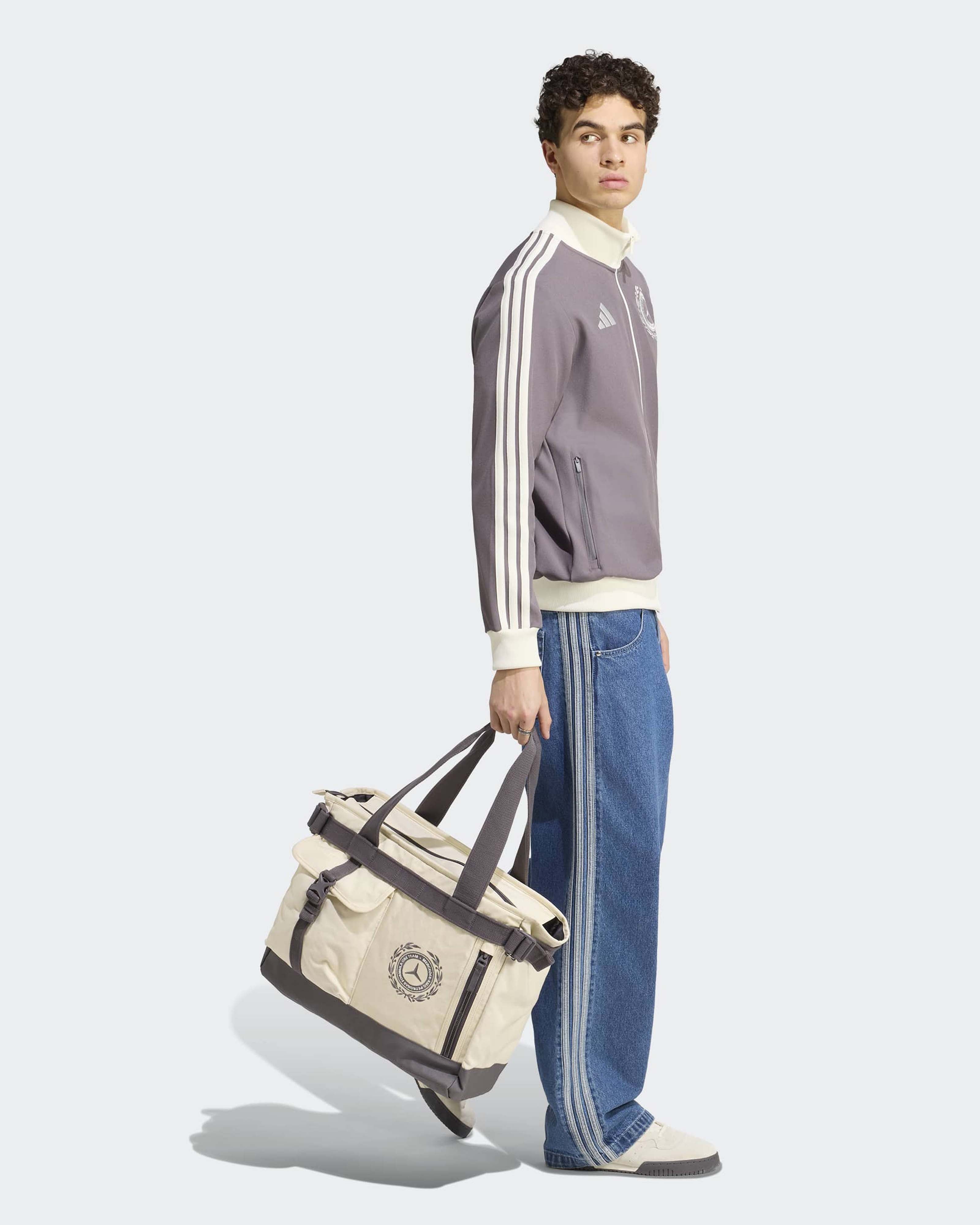 Mens Silver Arrows Icon Track Top Grey
