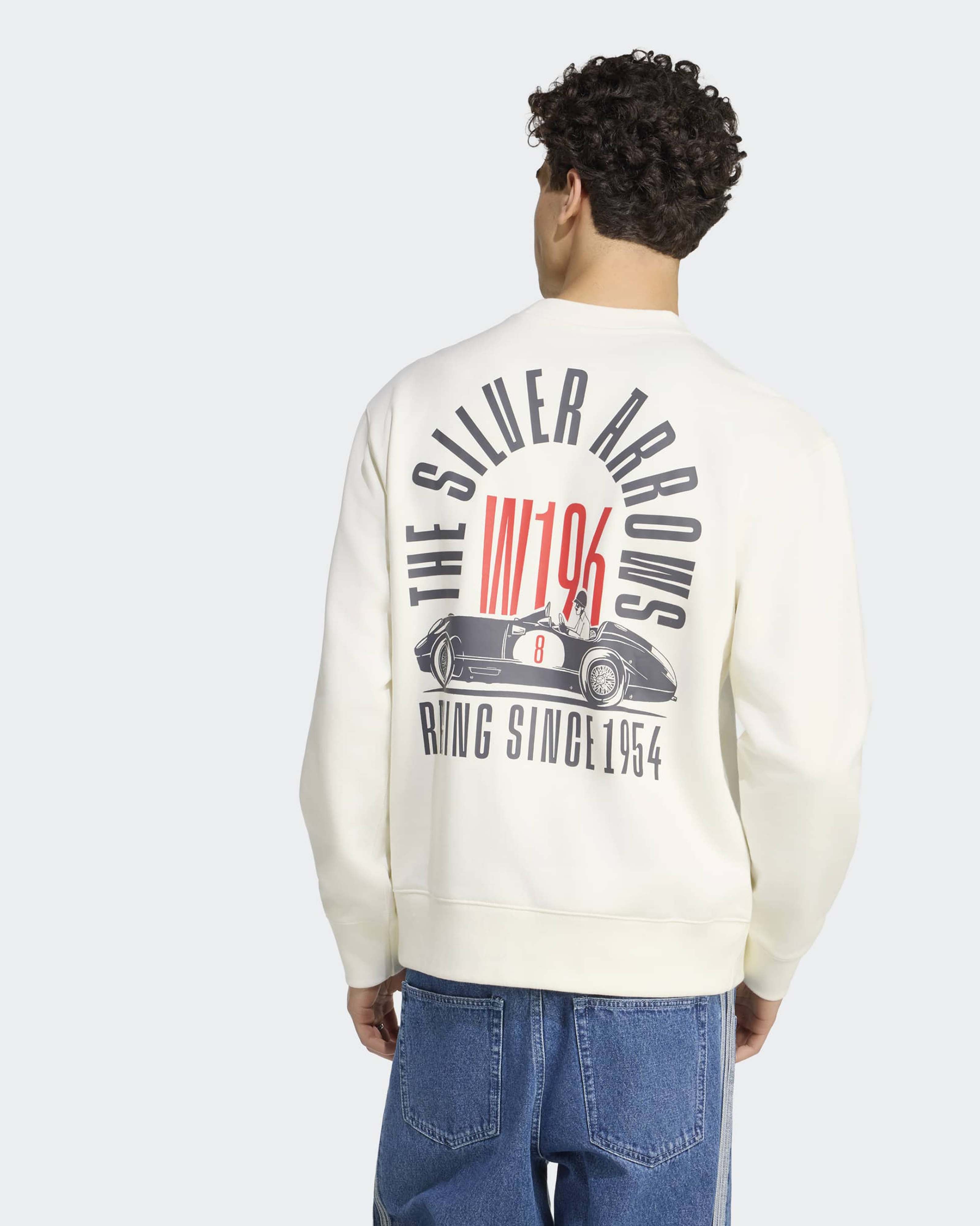 Mens Silver Arrows 1955 Sweat Top Off White
