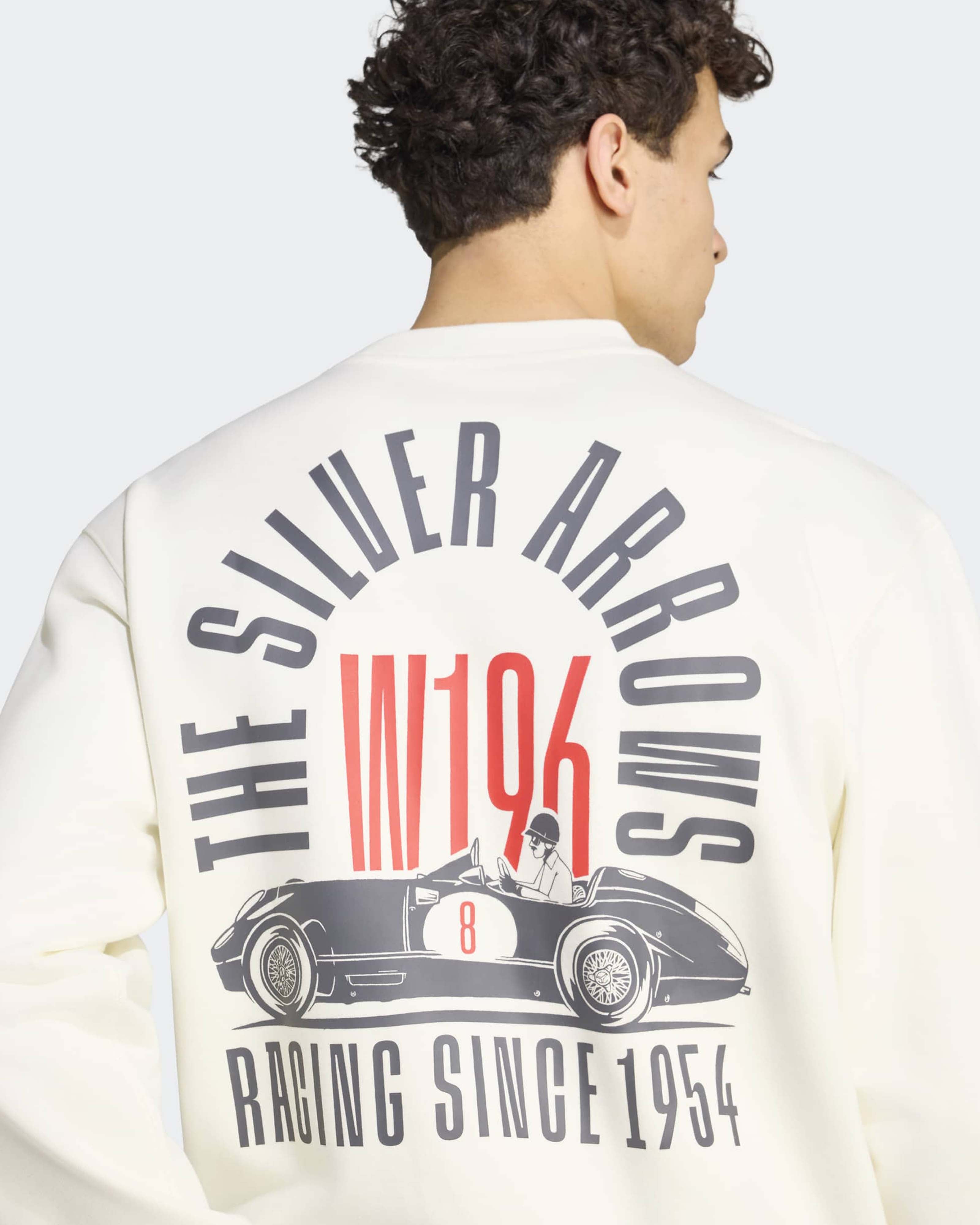 AM ATHLETIC MASTER ホワイト　トレーナー Men's Silver Arrows 1955 Sweat Top - Off White (2026) | Mercedes