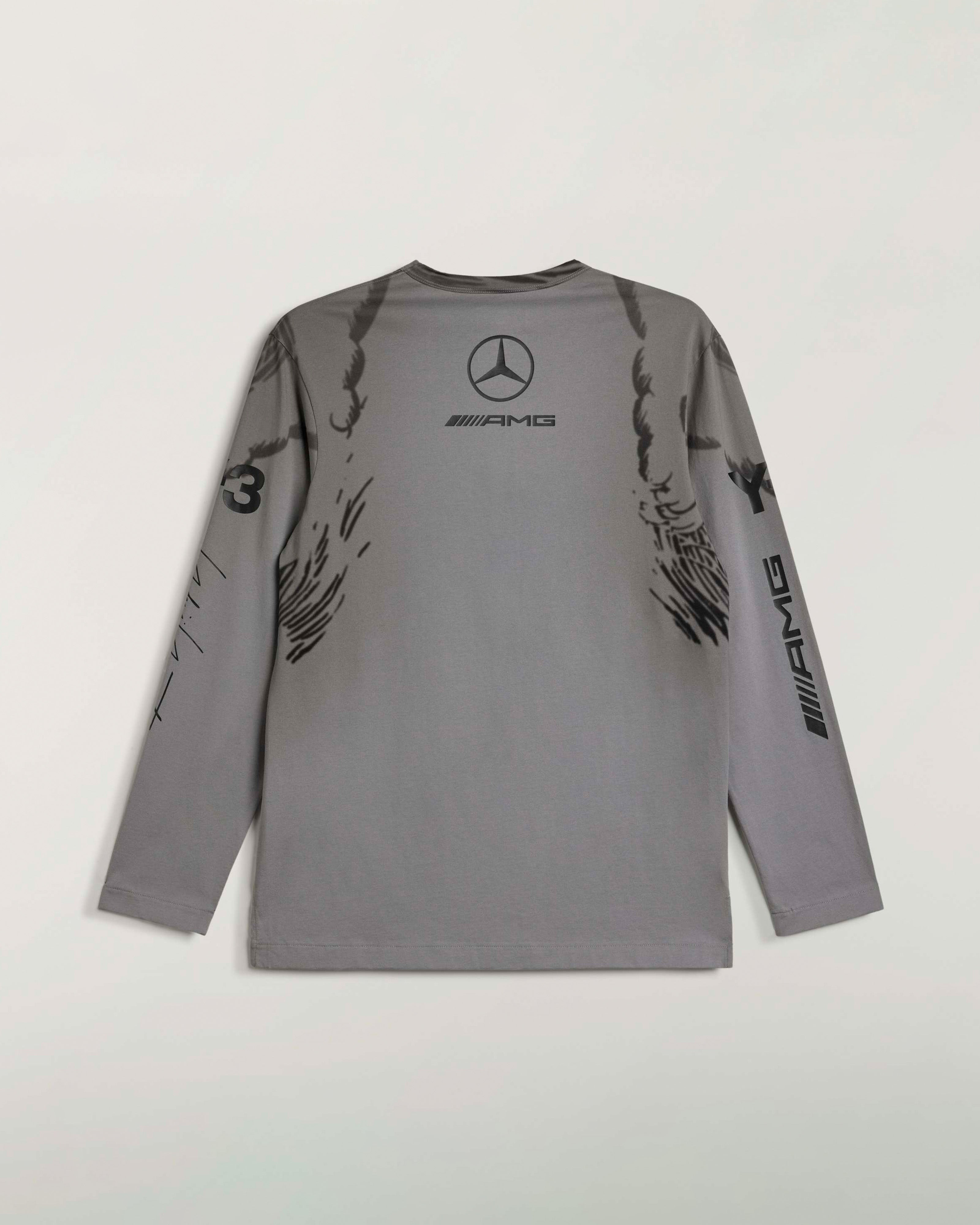 Y-3 Wolf Long-Sleeve T-shirt - Black | Mercedes-AMG PETRONAS F1