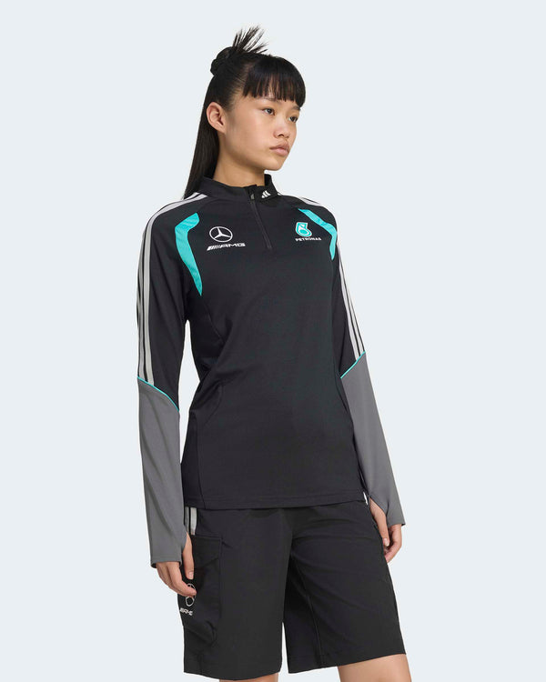 Womens 2026 Mechanics Quarter Zip Black