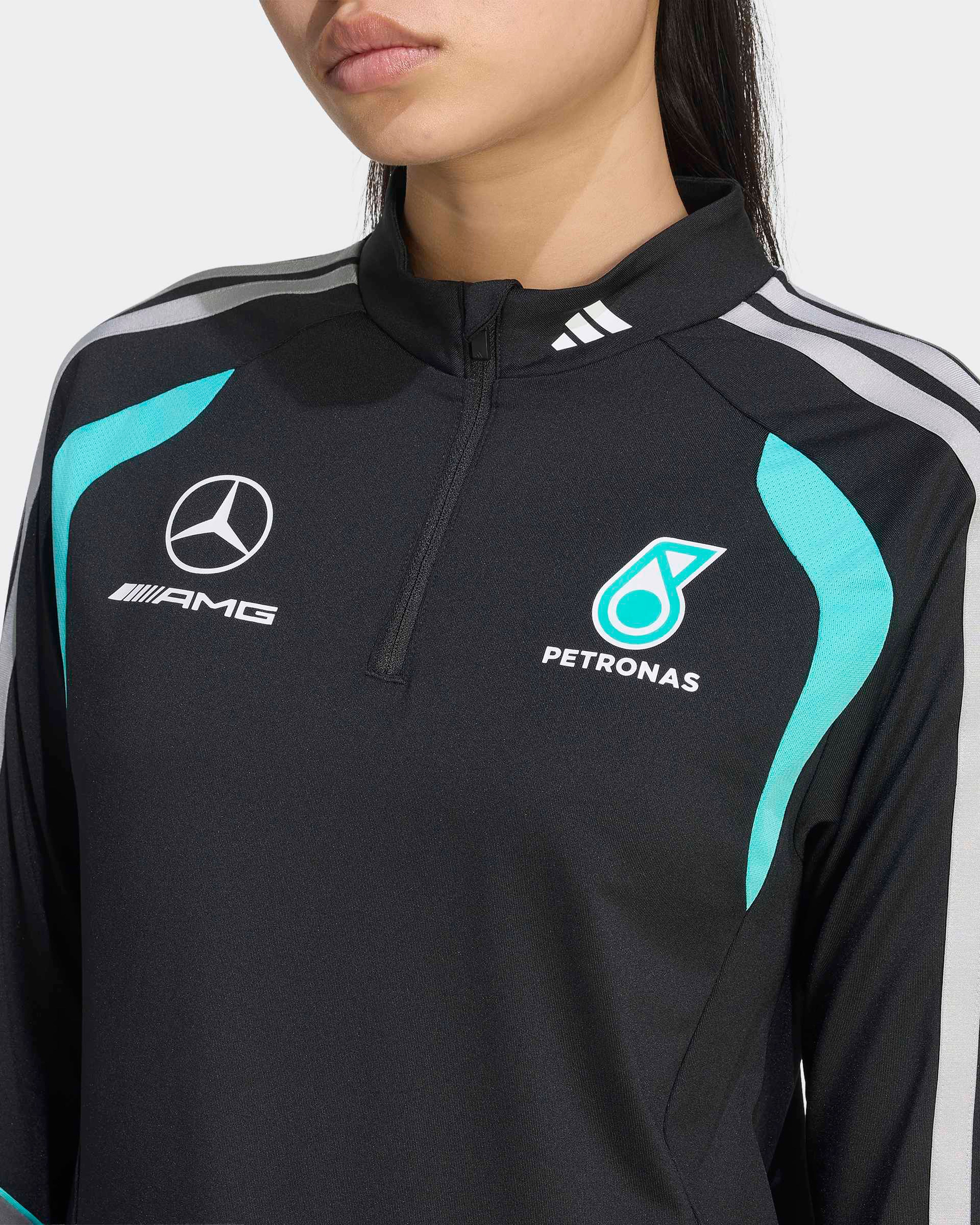 Womens 2026 Mechanics Quarter Zip Black