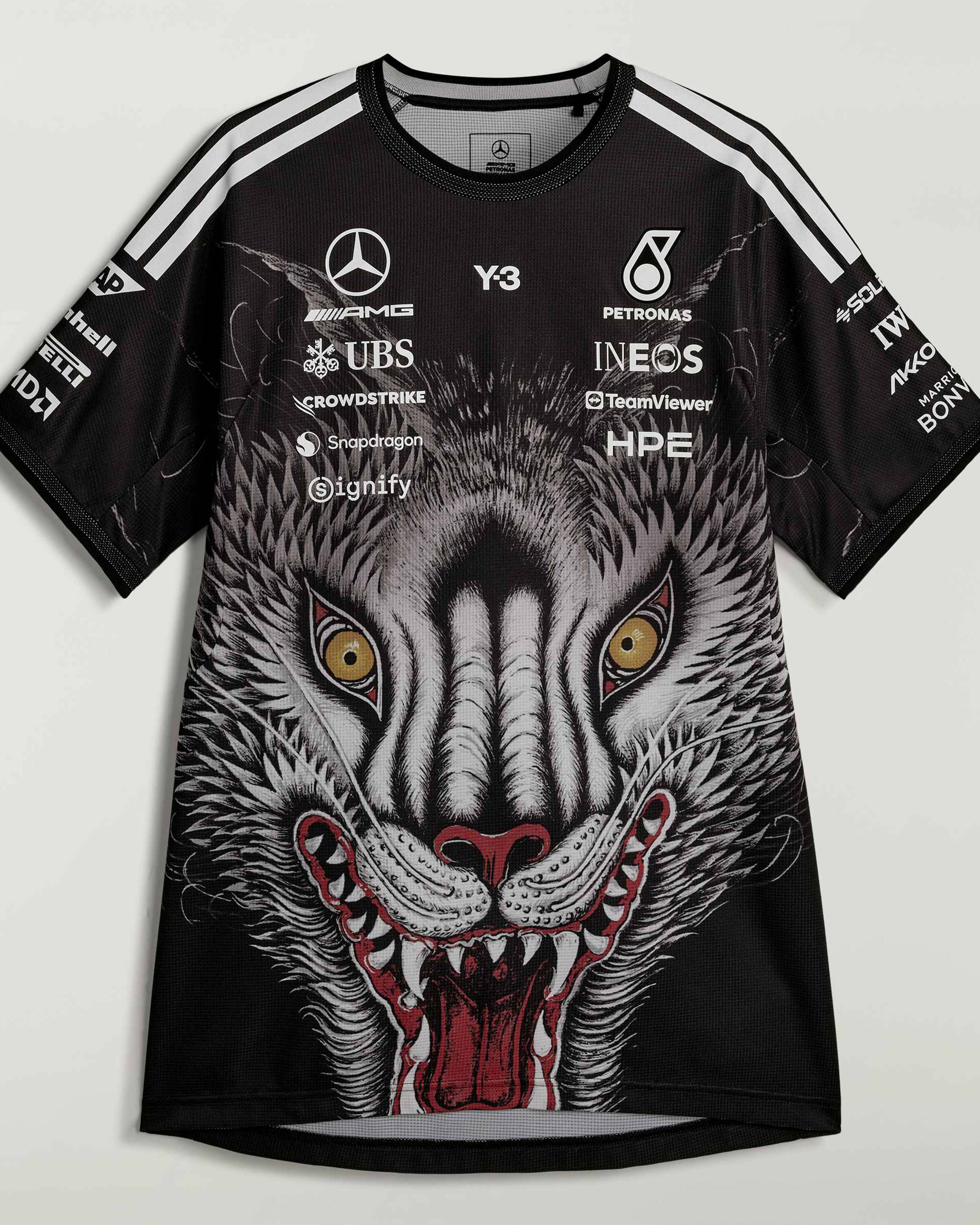 Y-3 Short-Sleeve Team Driver Tee Black