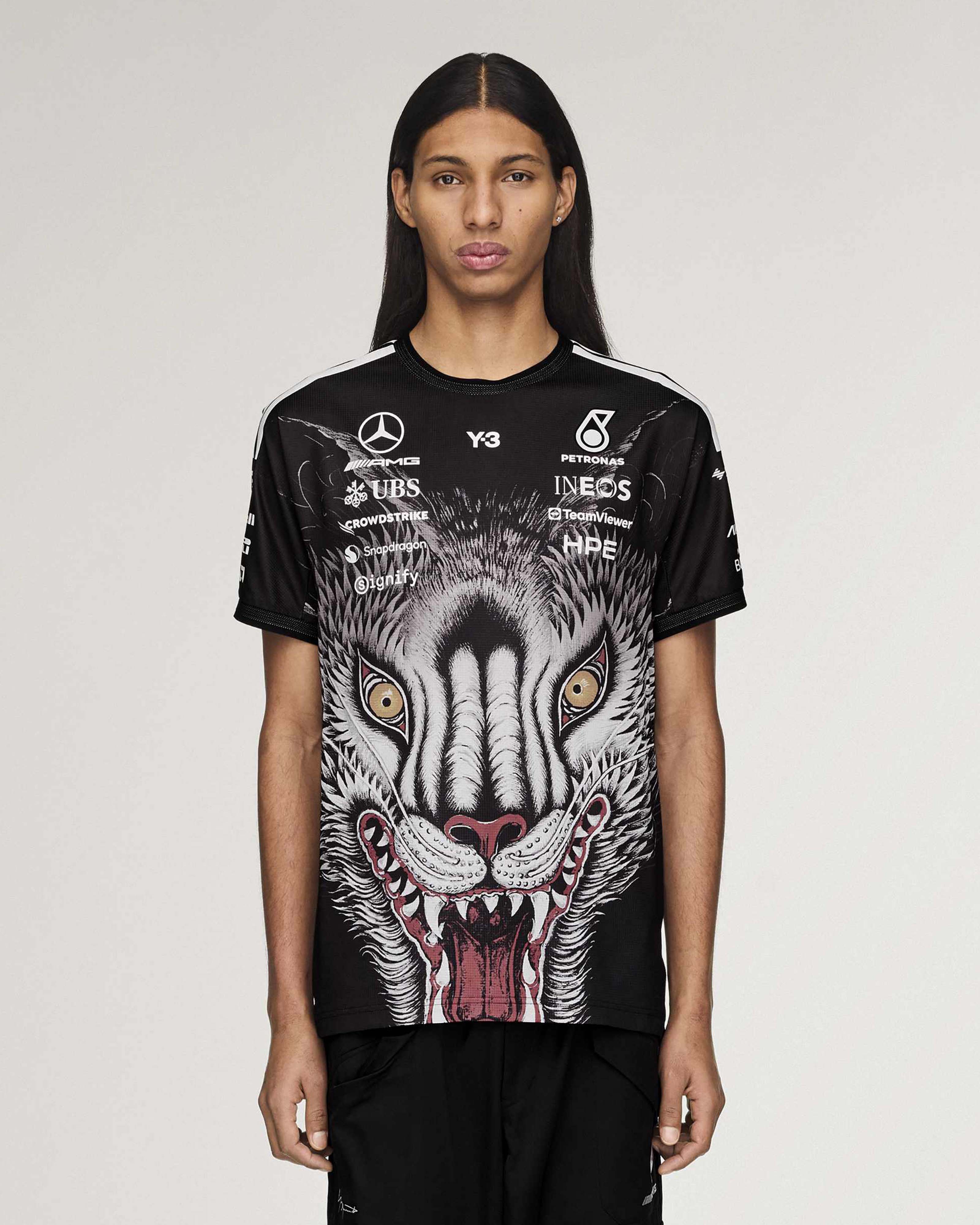 Y-3 Short-Sleeve Team Driver Tee Black