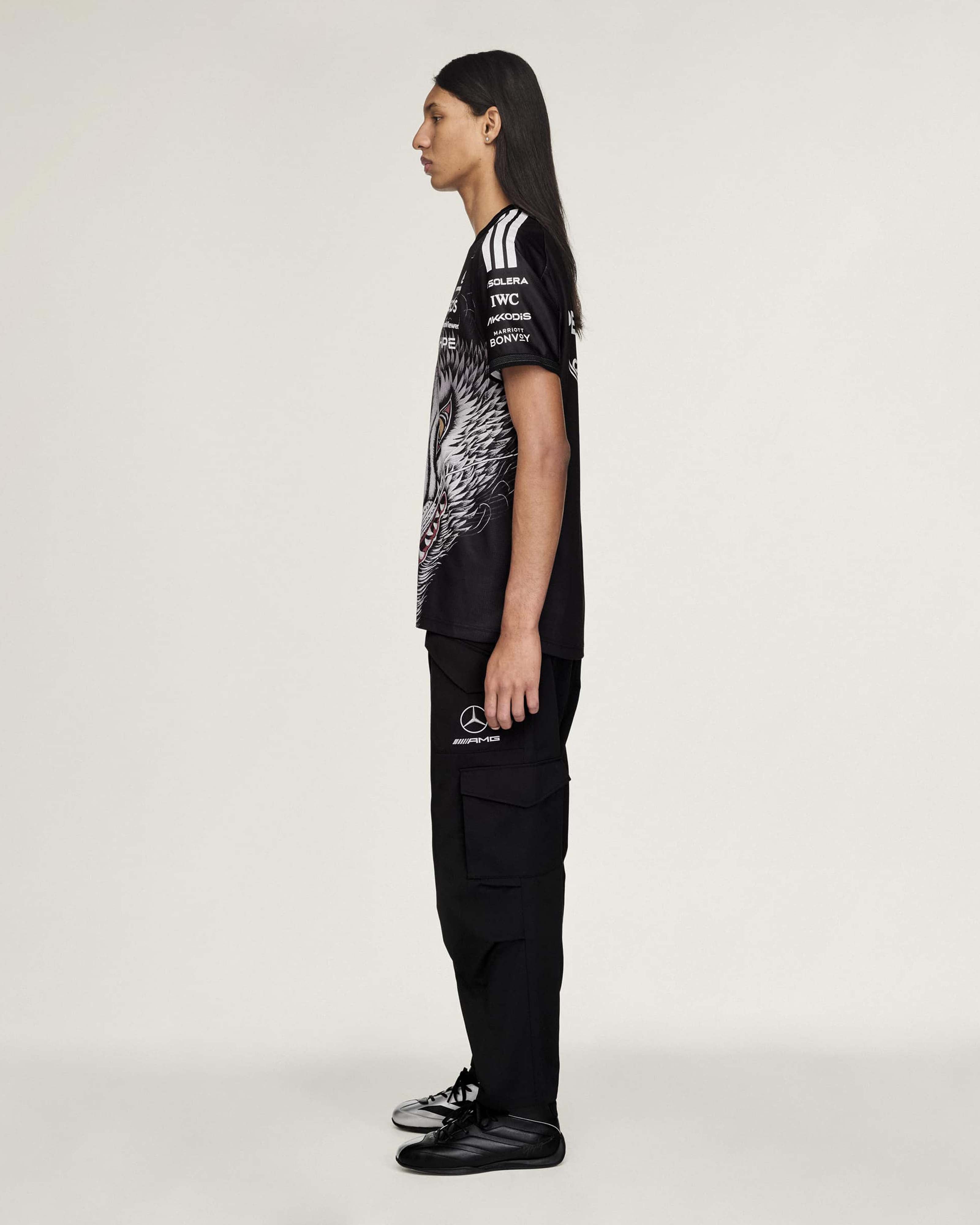 Y-3 Short-Sleeve Team Driver Tee Black