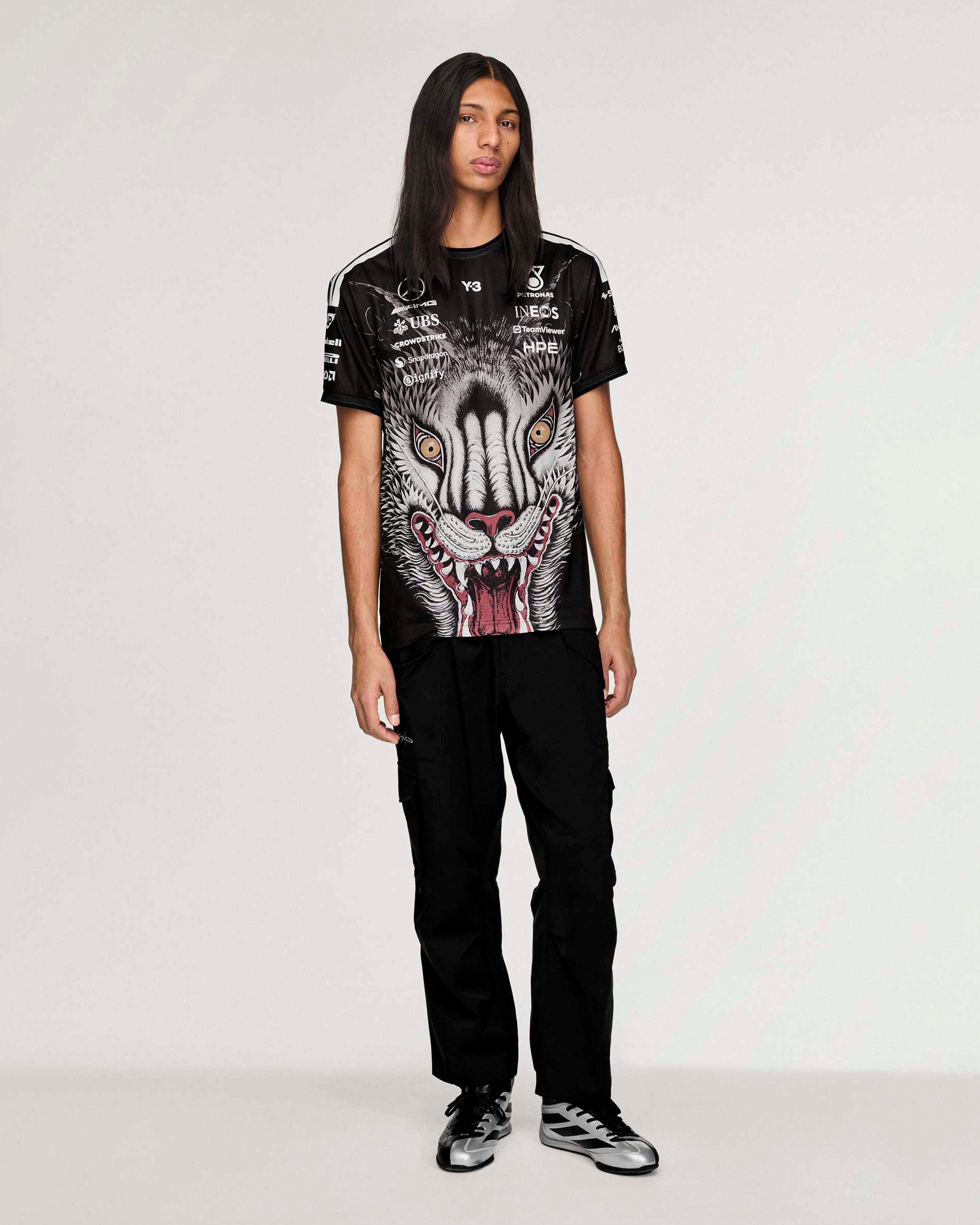 Y-3 Short-Sleeve Team Driver Tee Black