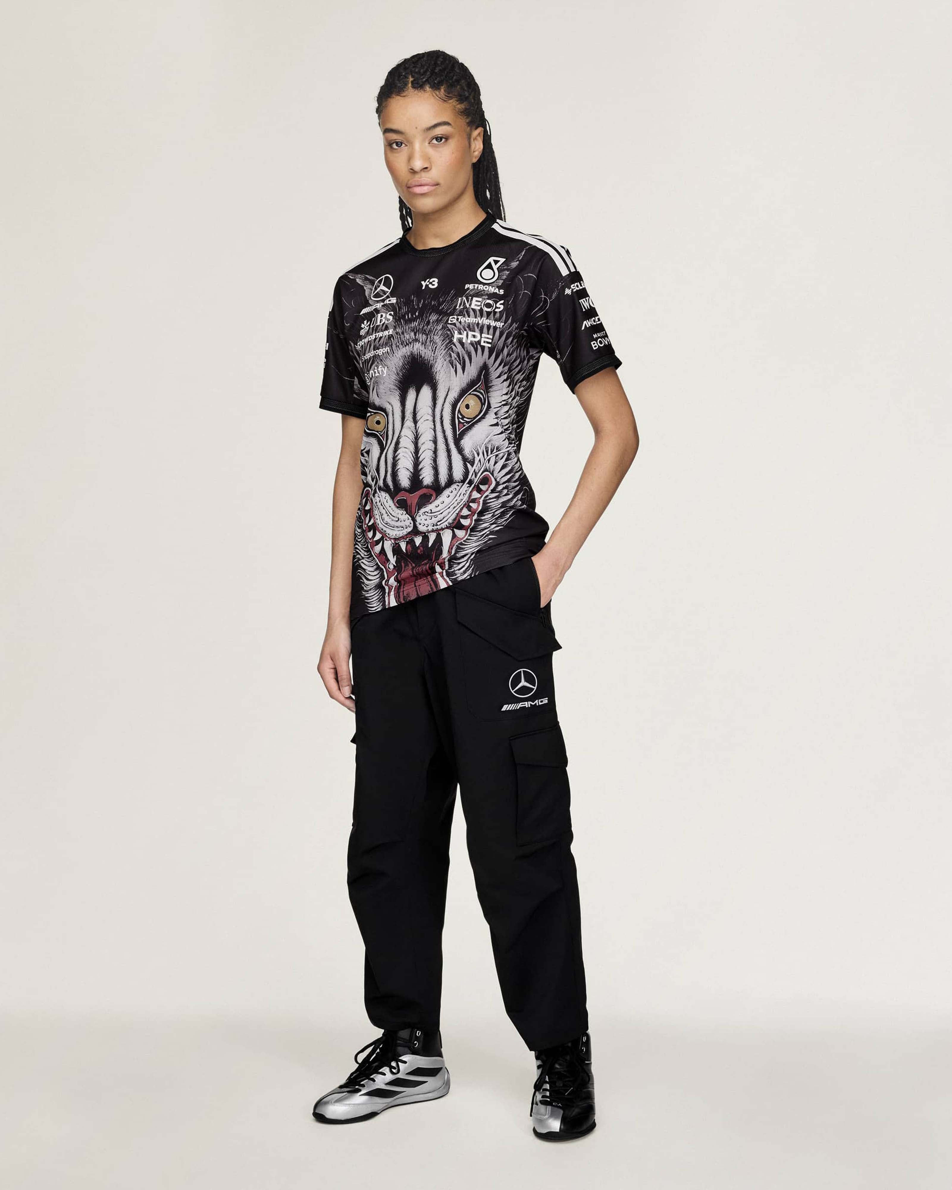 Y-3 Short-Sleeve Team Driver Tee Black