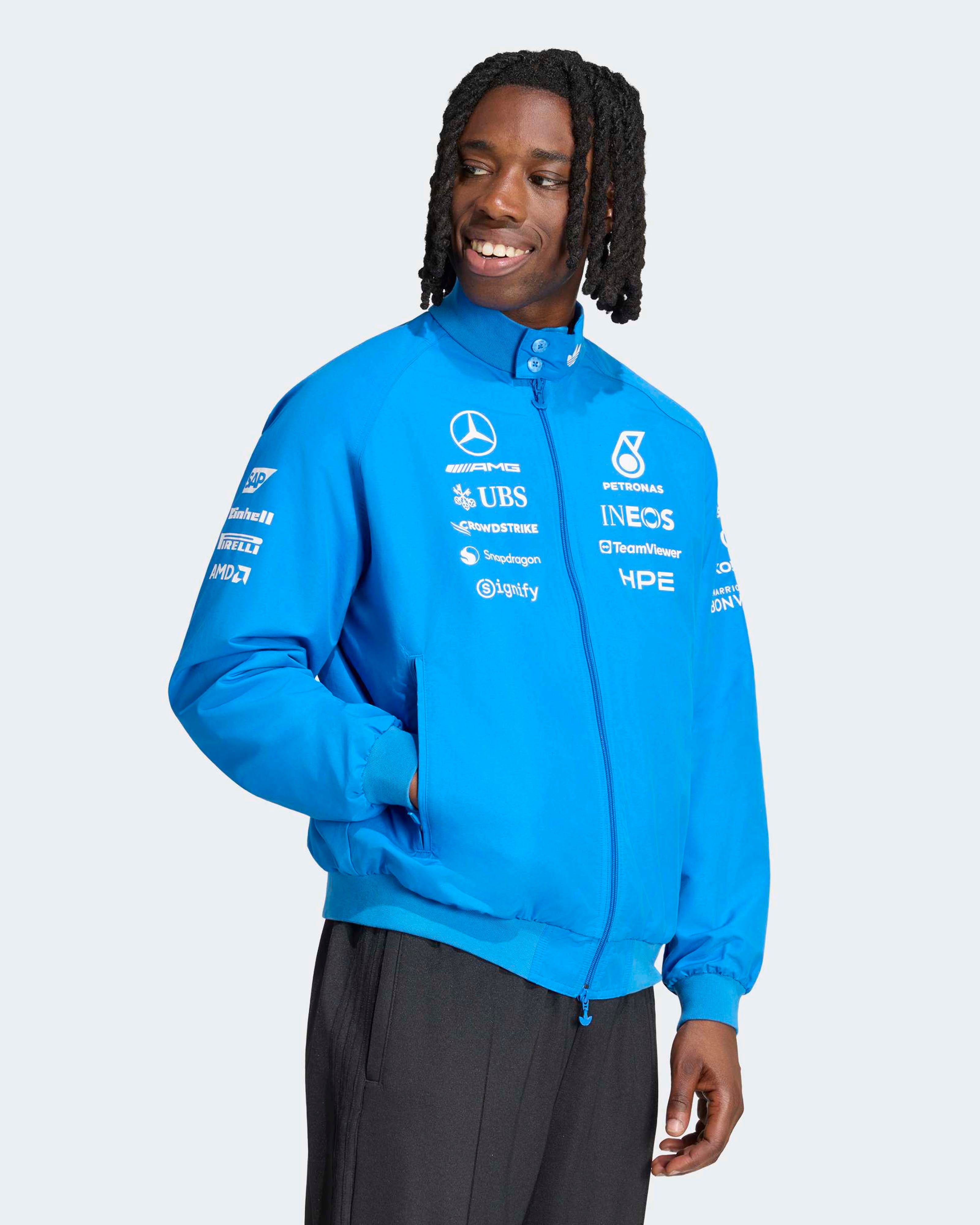 Mens 2026 Blue Wonder Team Harrington Jacket Blue