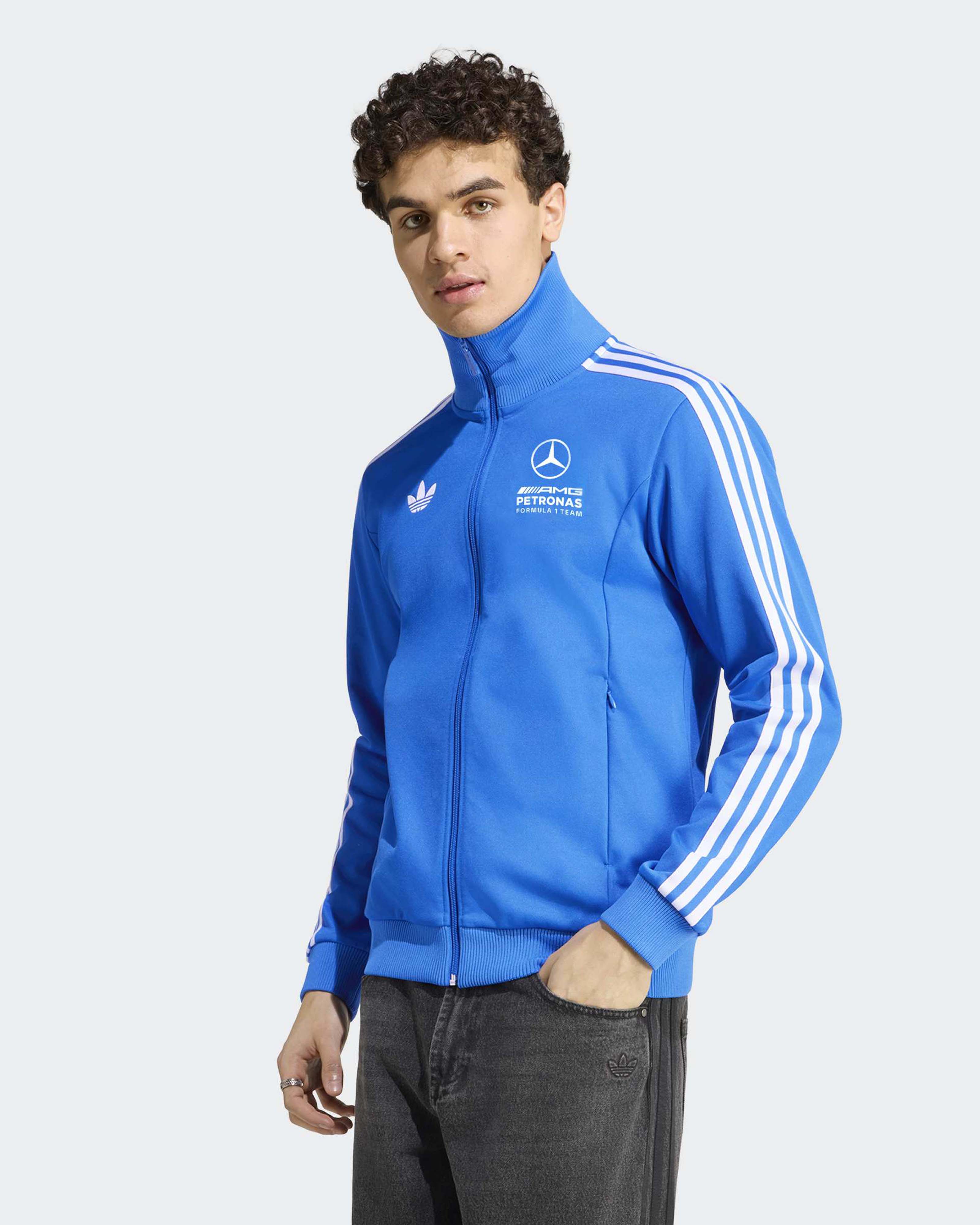 Mercedes-AMG PETRONAS F1 Team Men's Blue Wonder Track Top - Blue