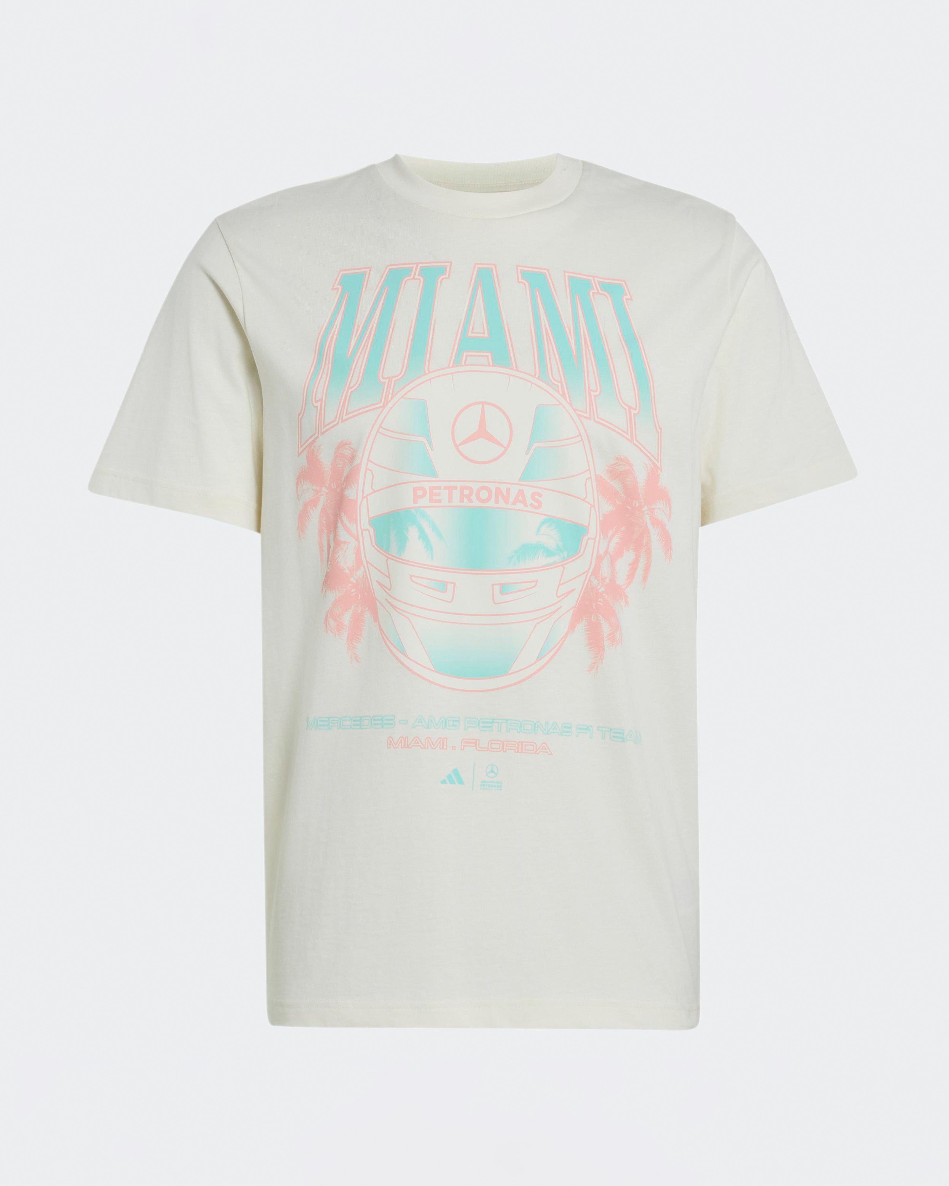Mens Miami Graphic T-shirt Off White