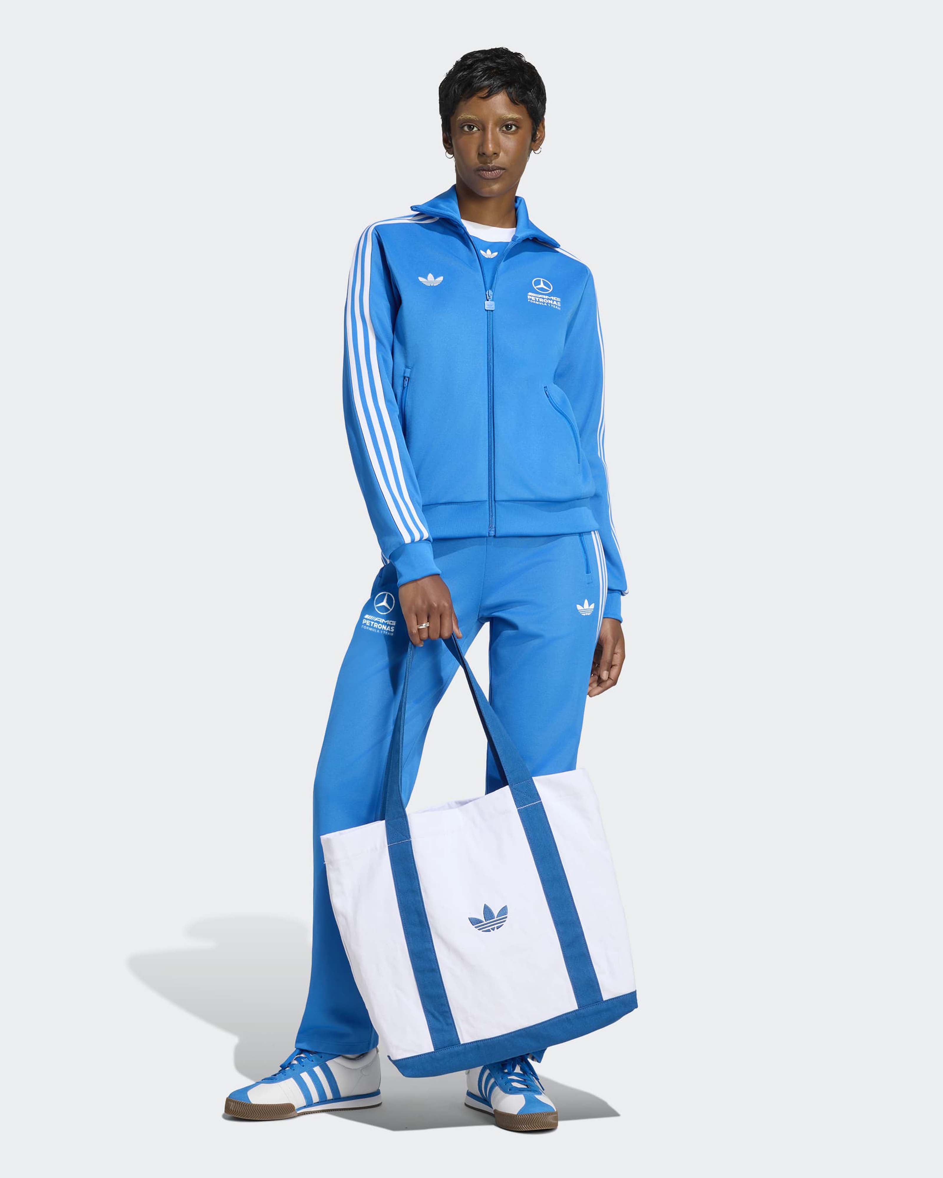 Womens Blue Wonder Track Top Blue
