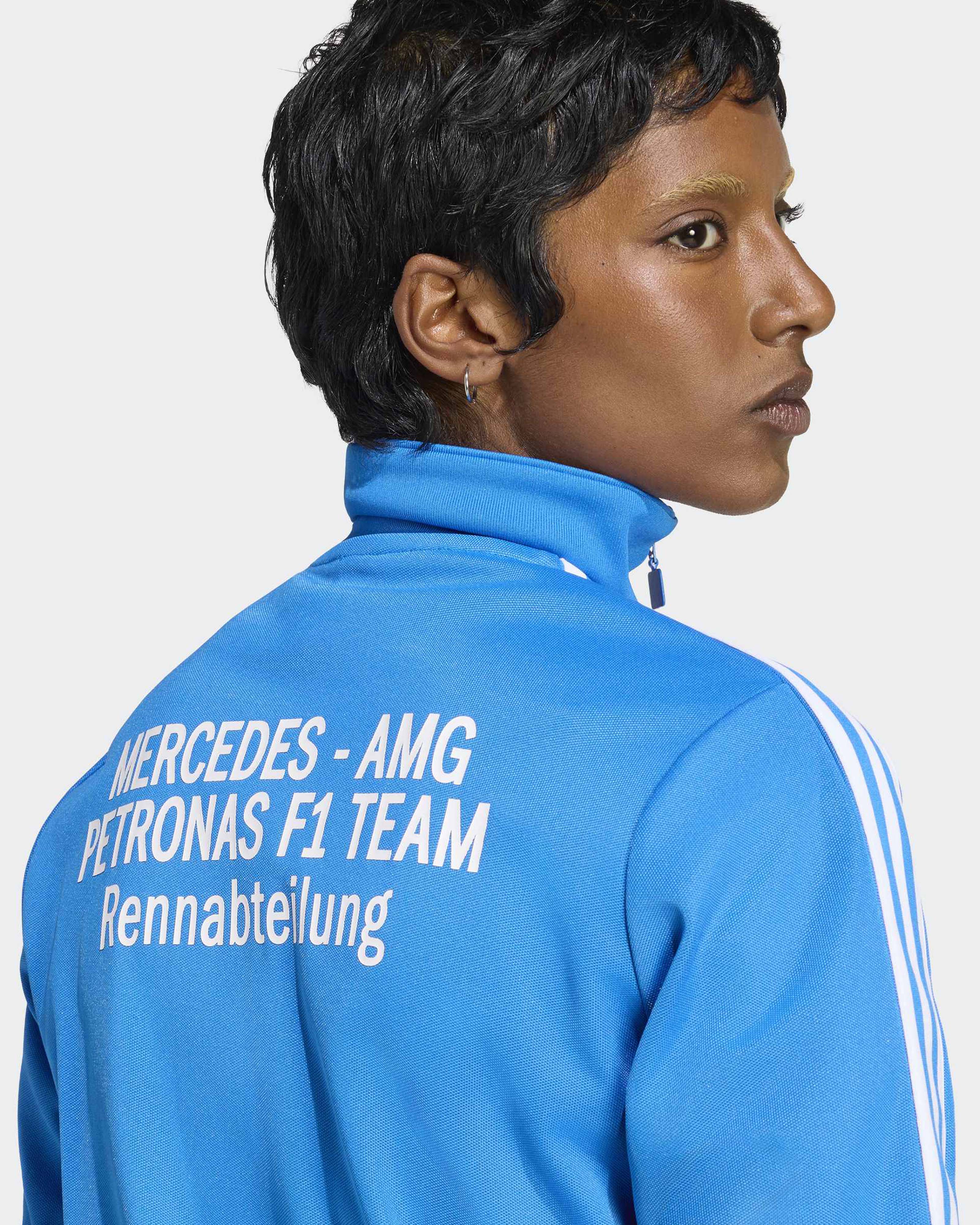Womens Blue Wonder Track Top Blue