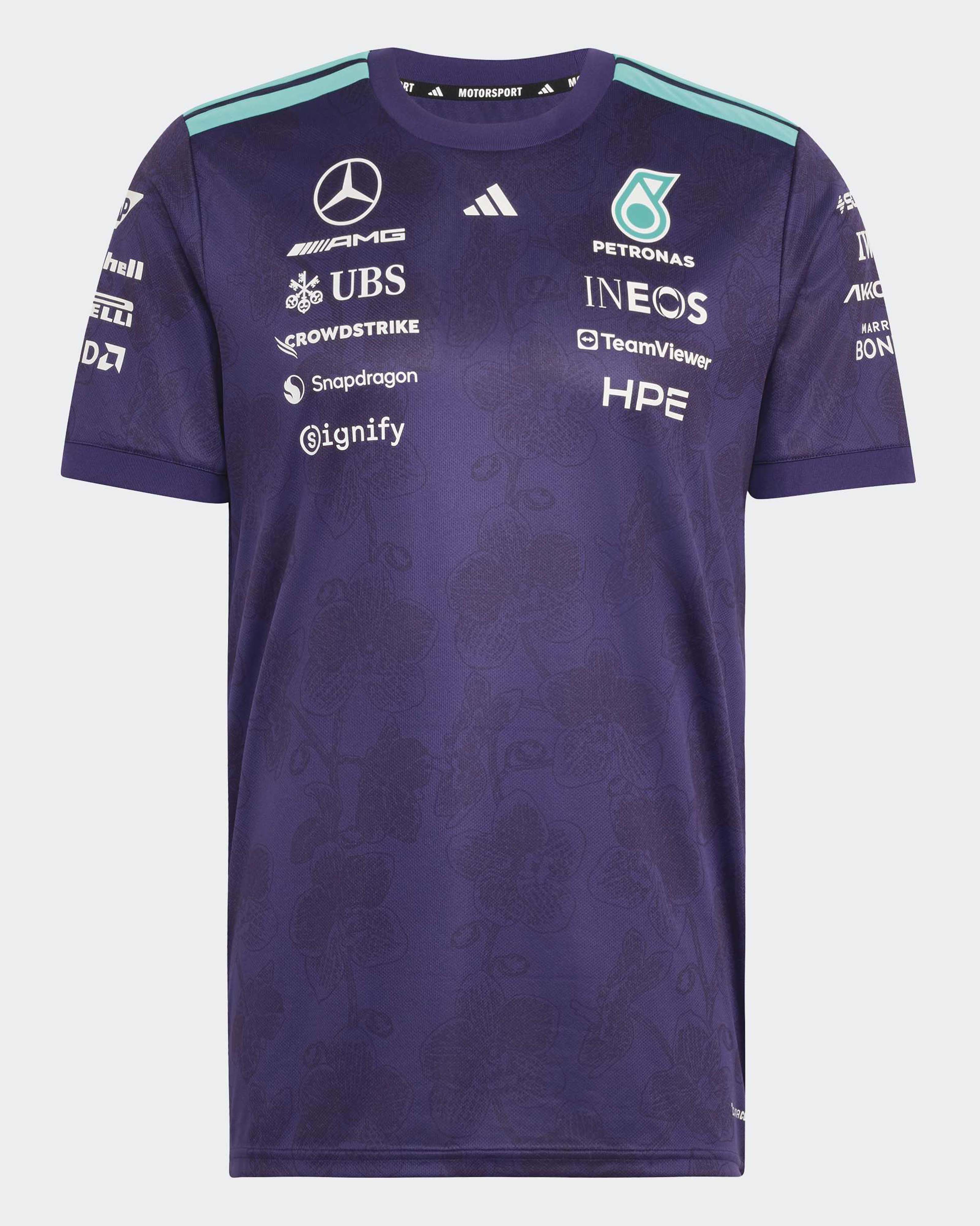 Mens 2026 Vanda Bloom Team Driver Tee Purple