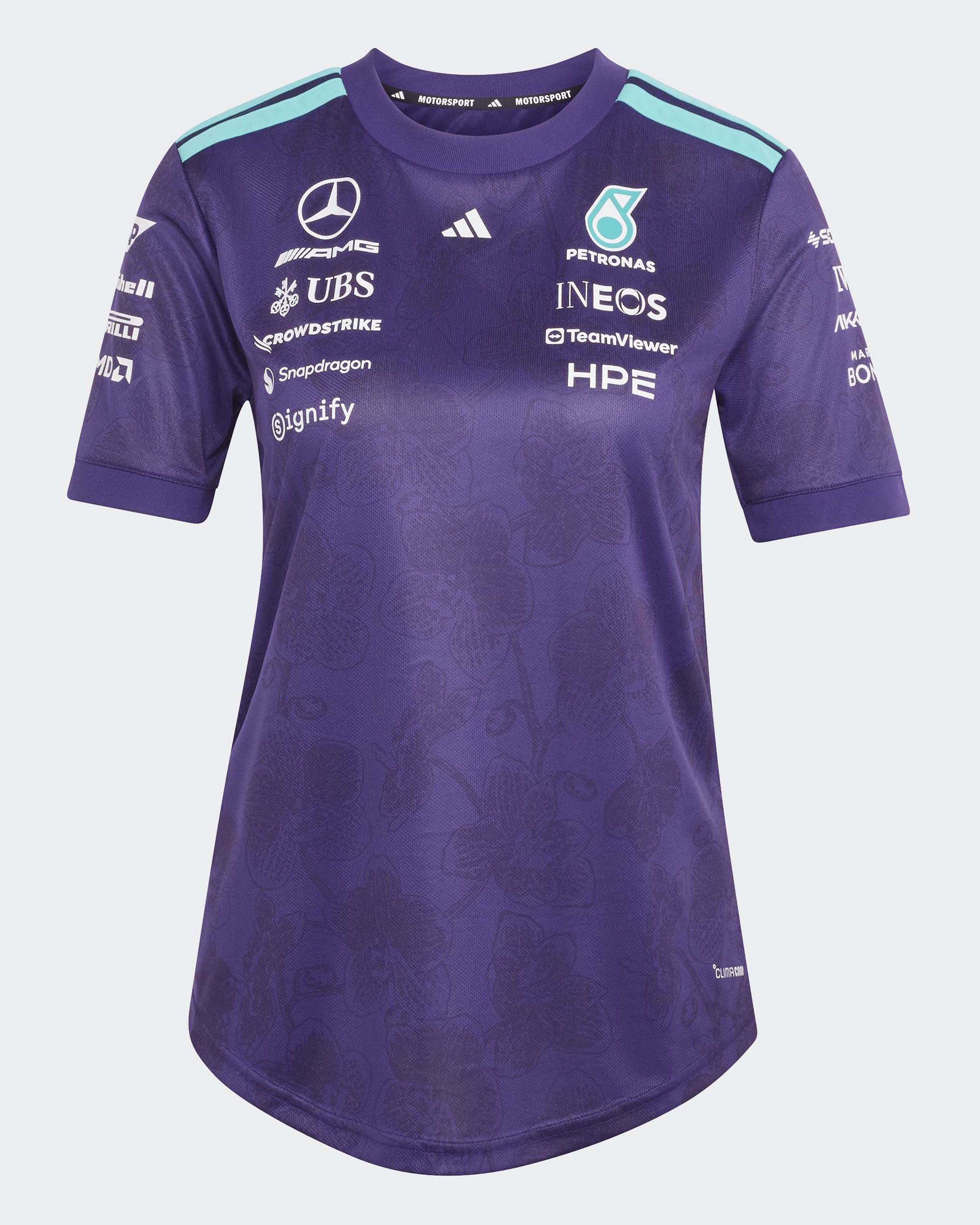 Womens 2026 Vanda Bloom Team Driver Tee Purple