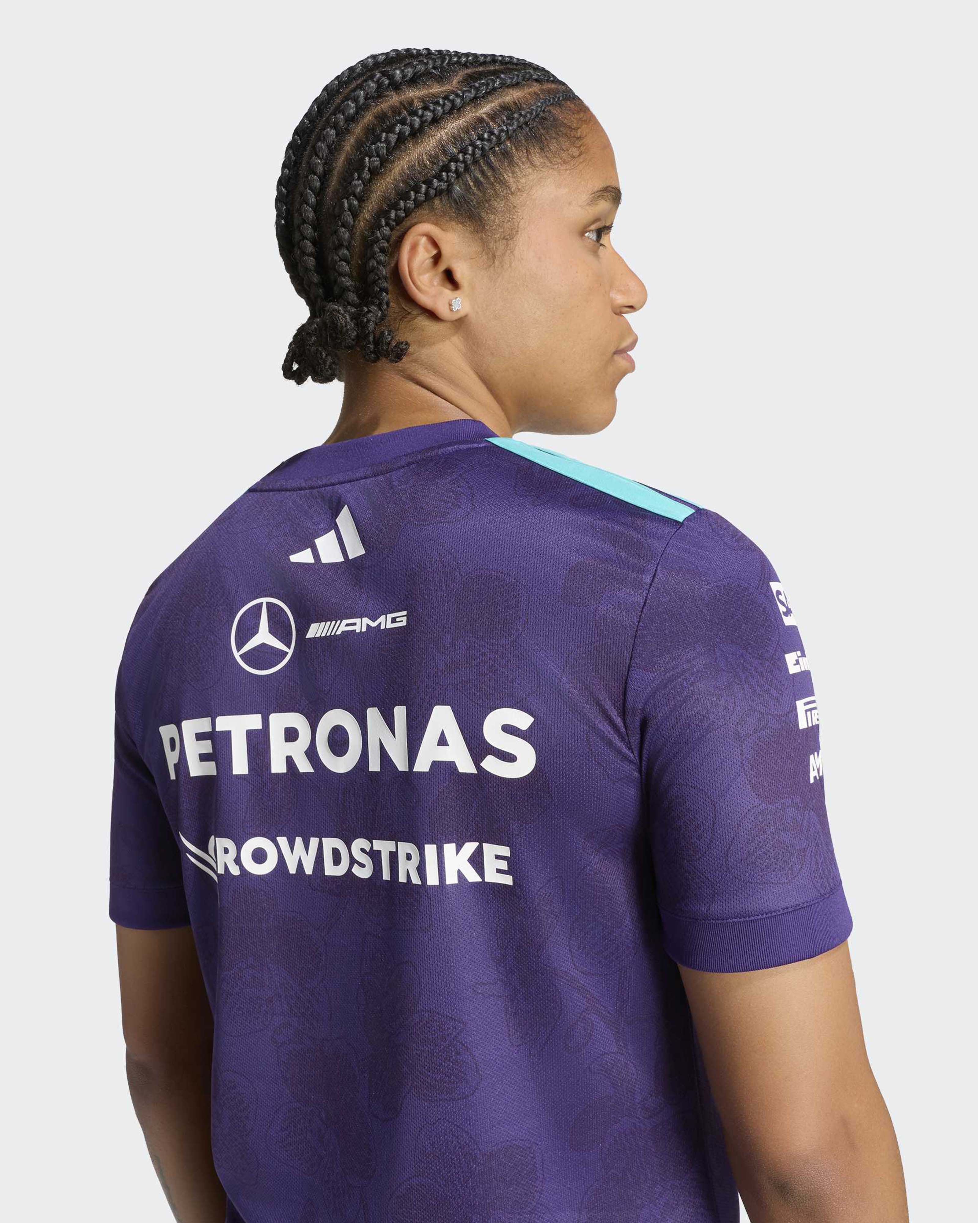 Womens 2026 Vanda Bloom Team Driver Tee Purple