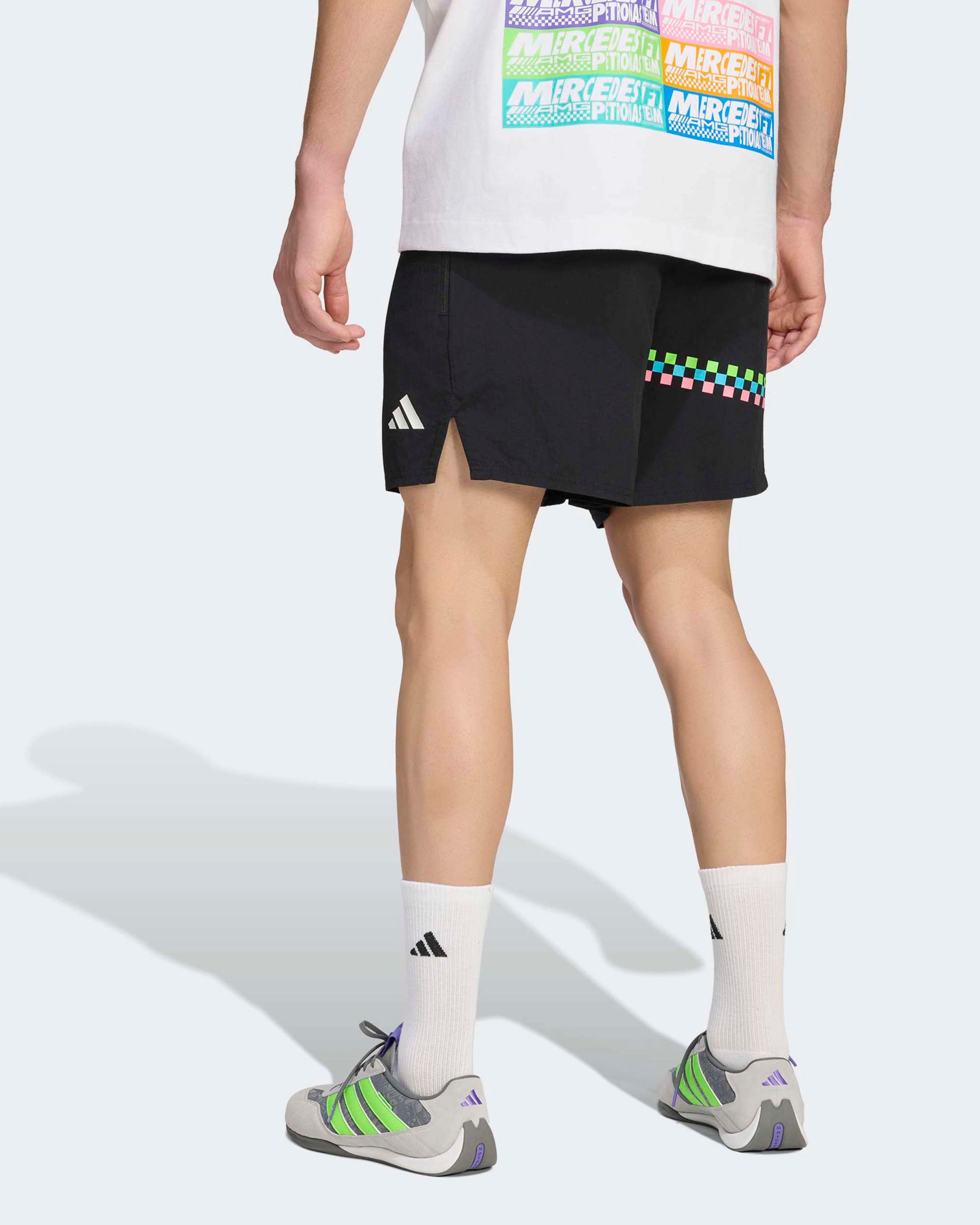 Unisex Lights On Shorts Black