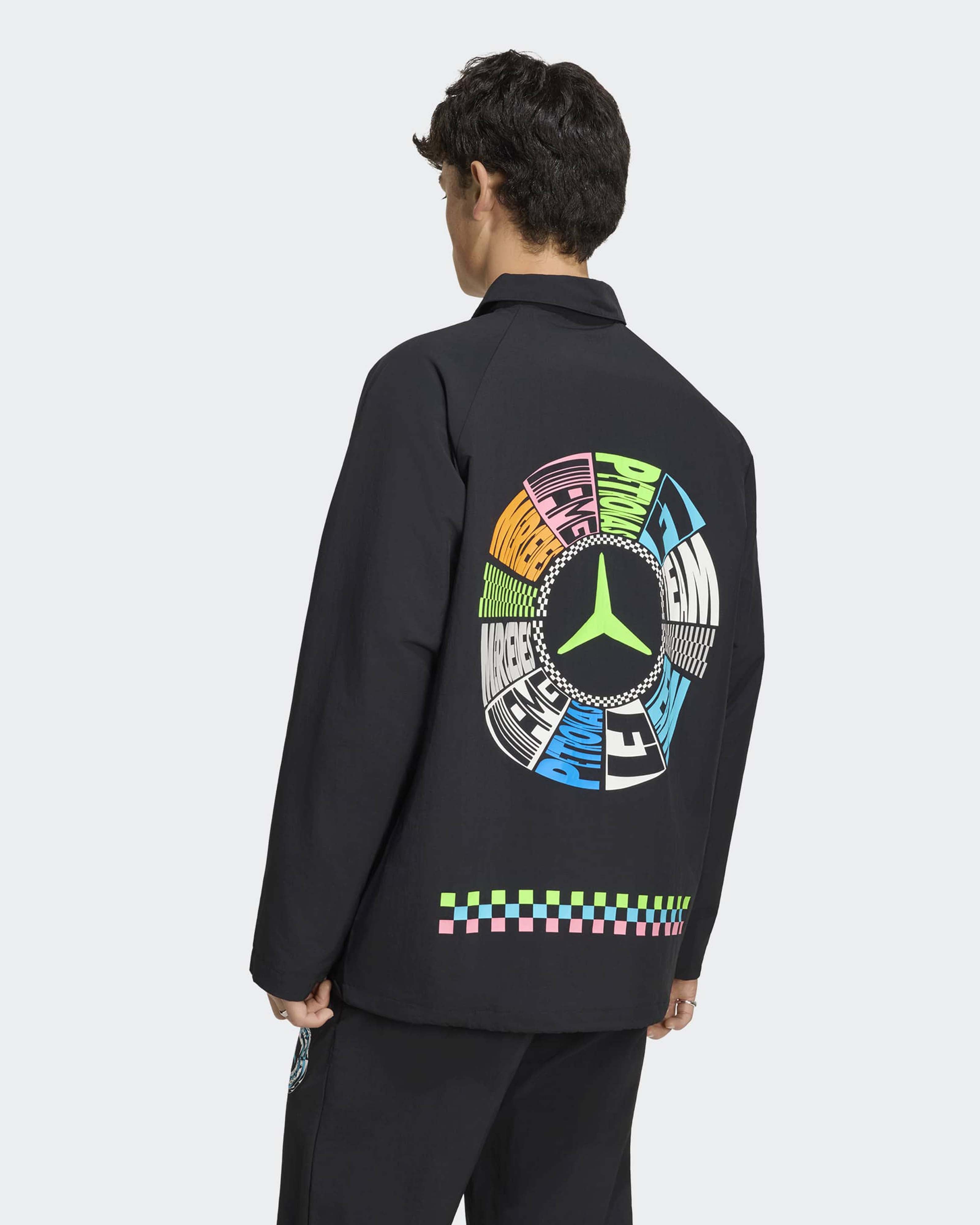 Unisex Lights On Jacket Black