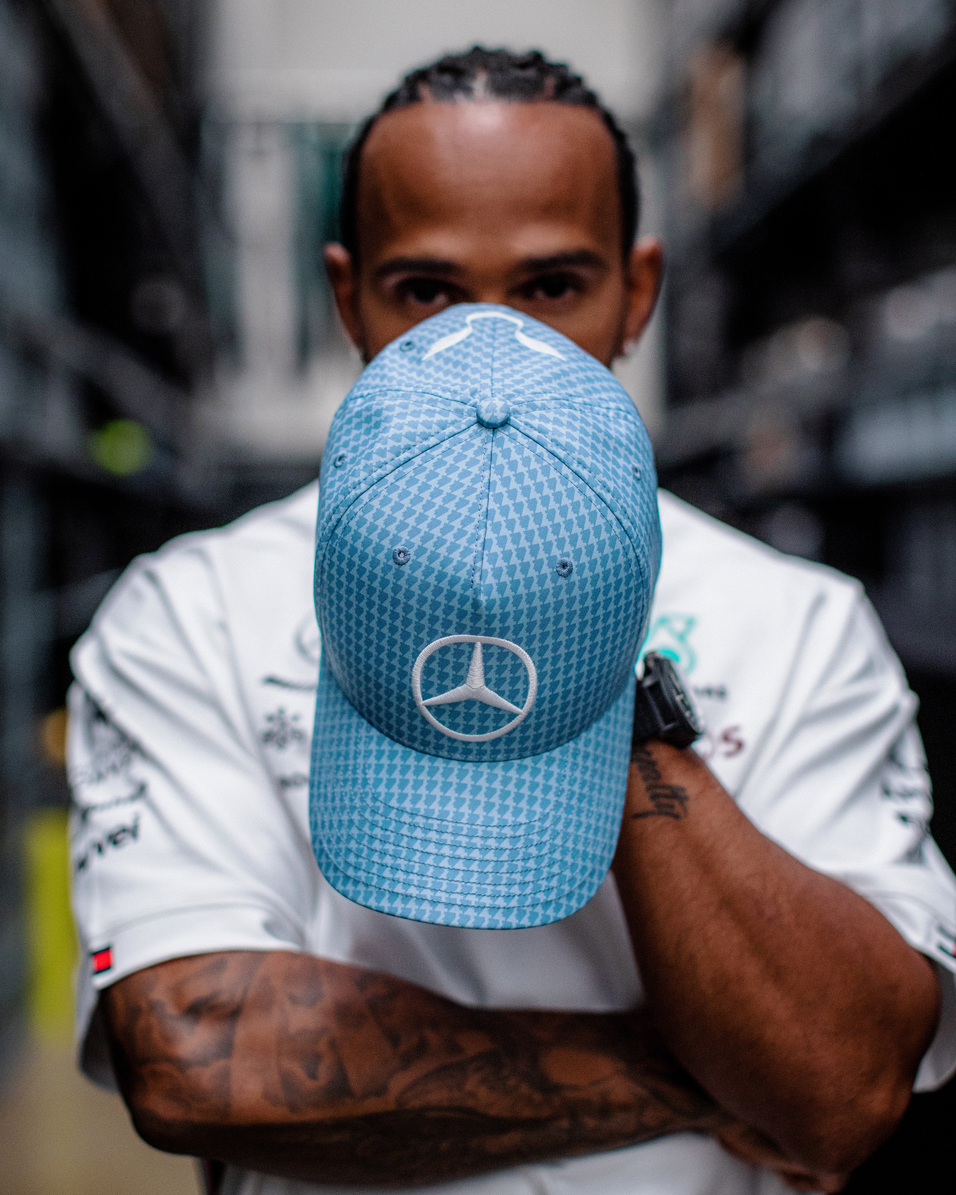 Lewis Hamilton 2023 Team Driver Cap Blue