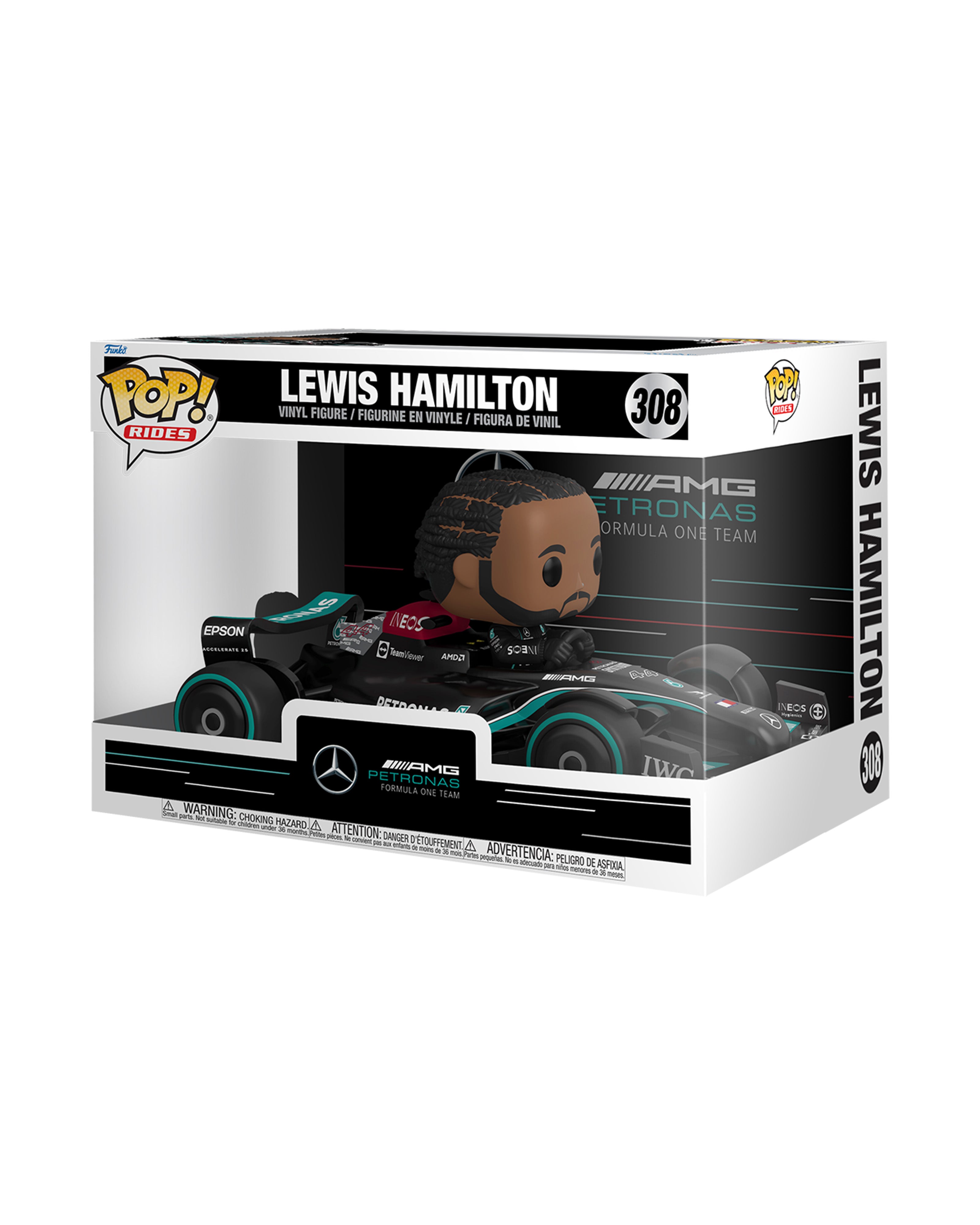 LEWIS HAMILTON Pop Racing 4 inch Vinyl Figure #1 Funko with Protector MINT  2022
