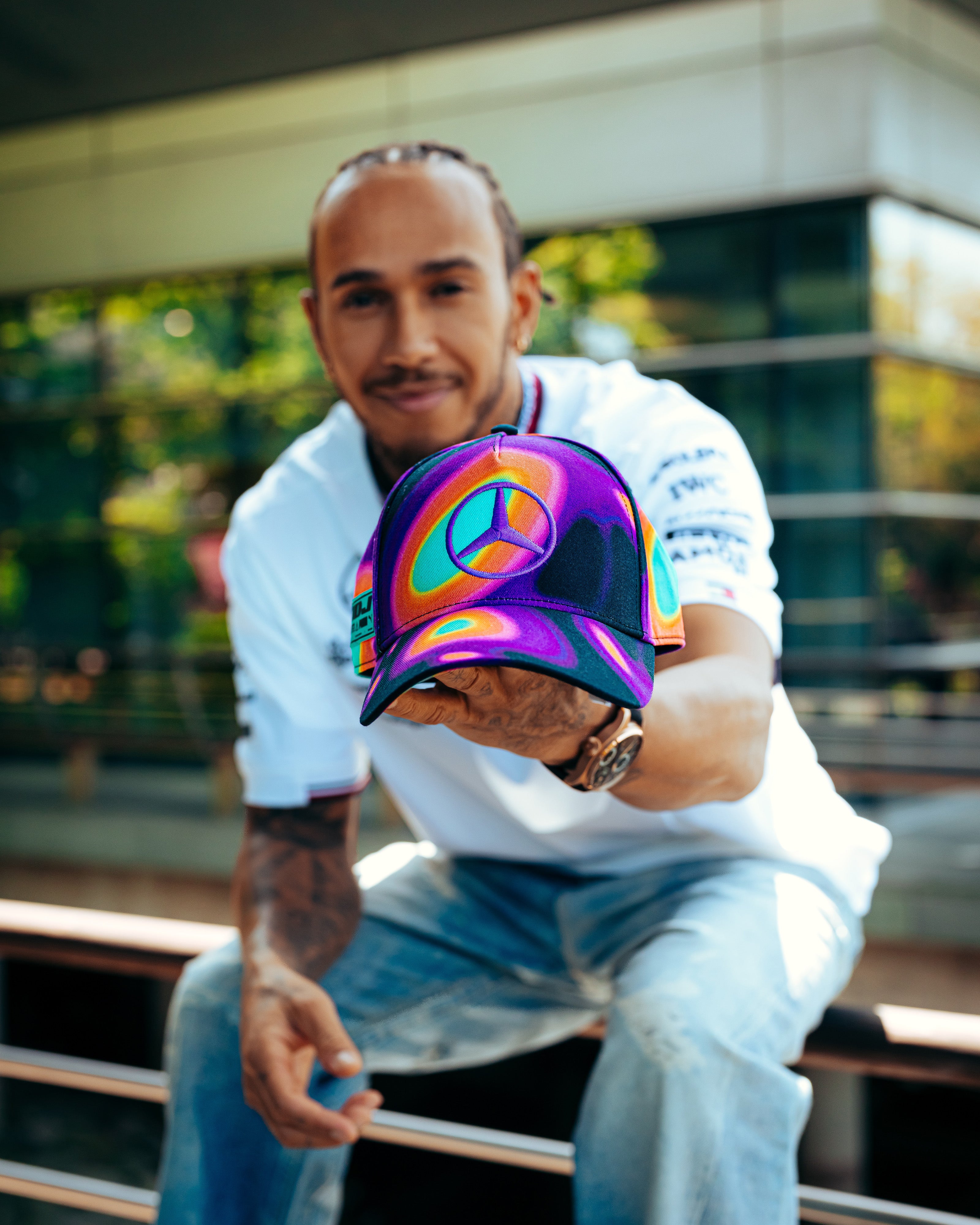 Mad Dog Jones x Mercedes-AMG F1 x PUMA Lewis Hamilton Special Edition Miami Cap