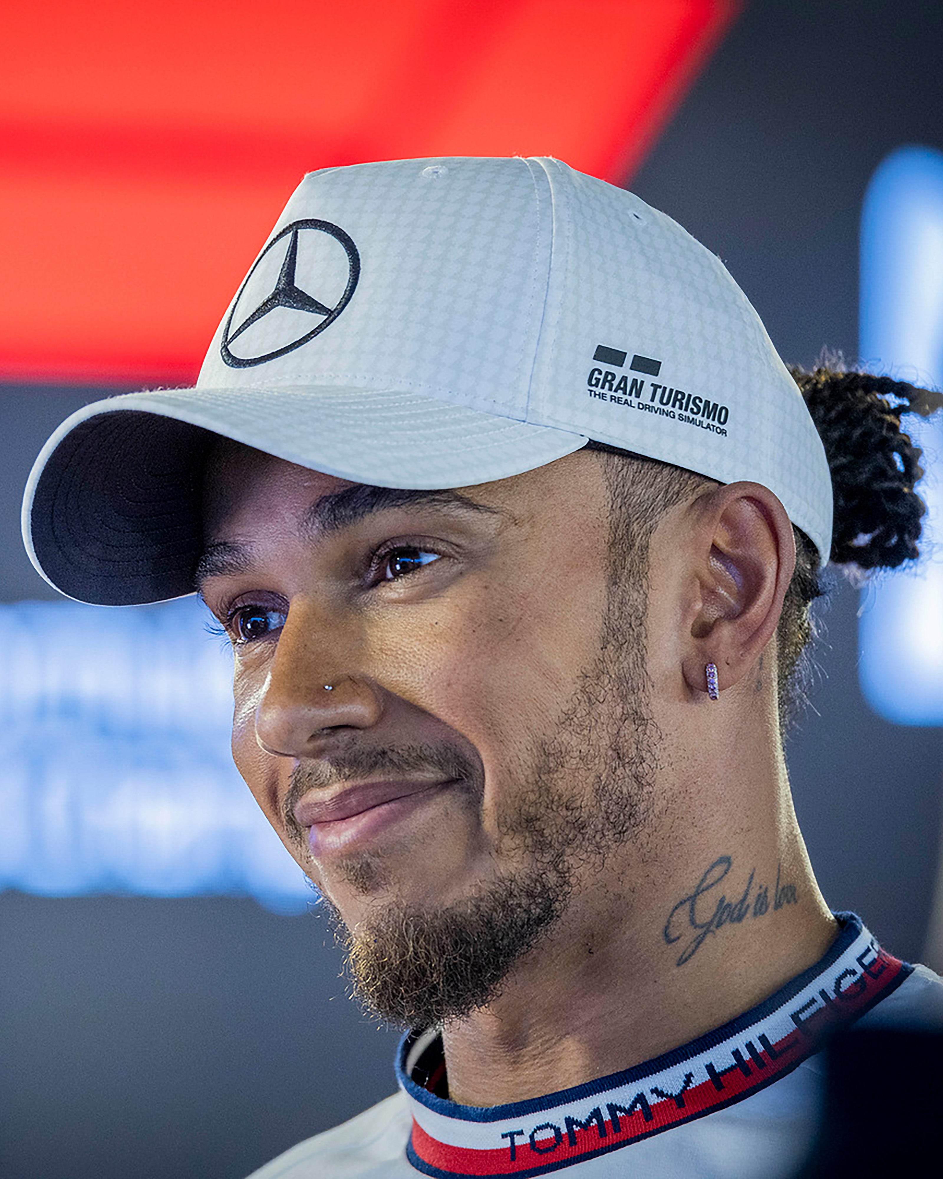 Lewis Hamilton 2023 Team Driver Cap White