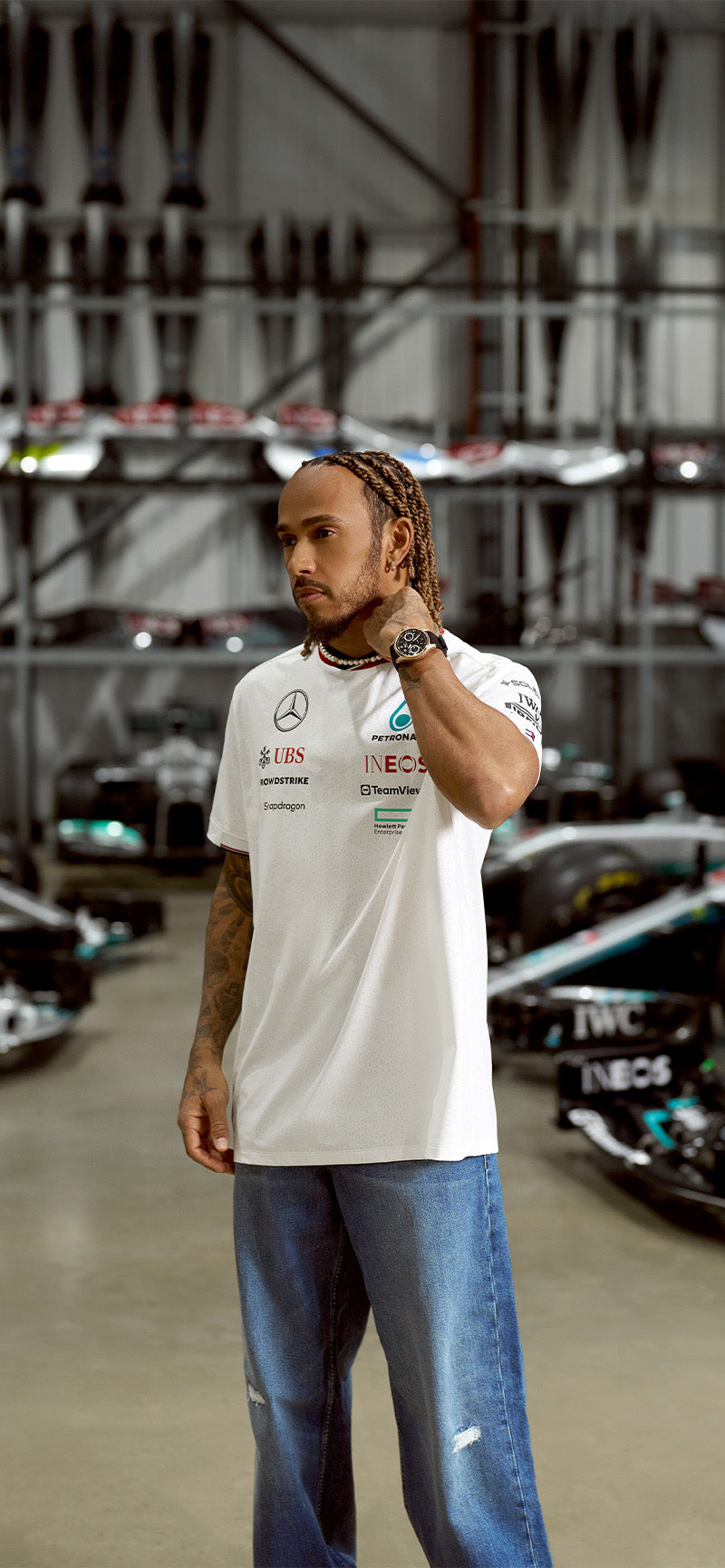 Doudoune discount mercedes f1