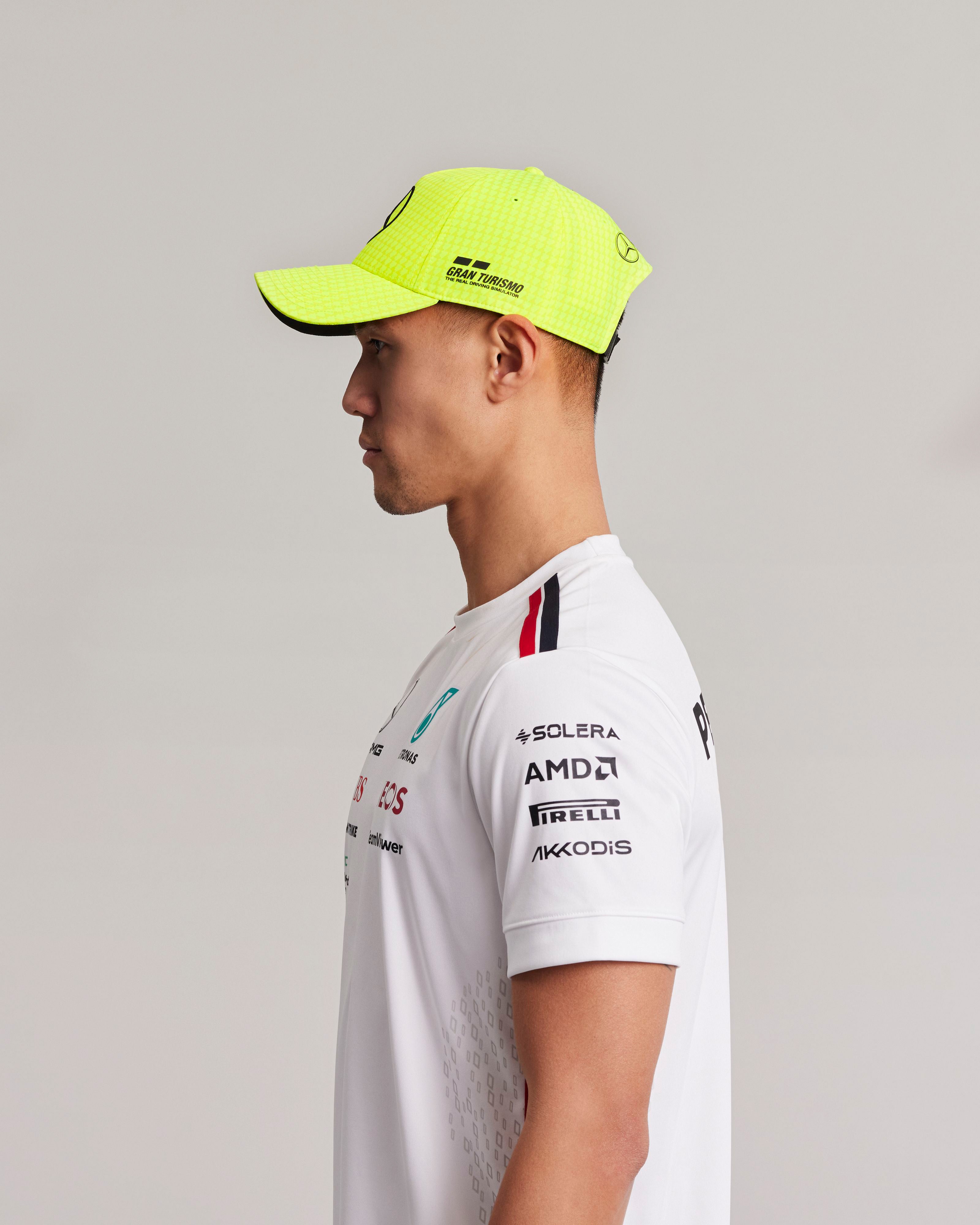 Lewis Hamilton 2023 Team Driver Cap Neon Yellow