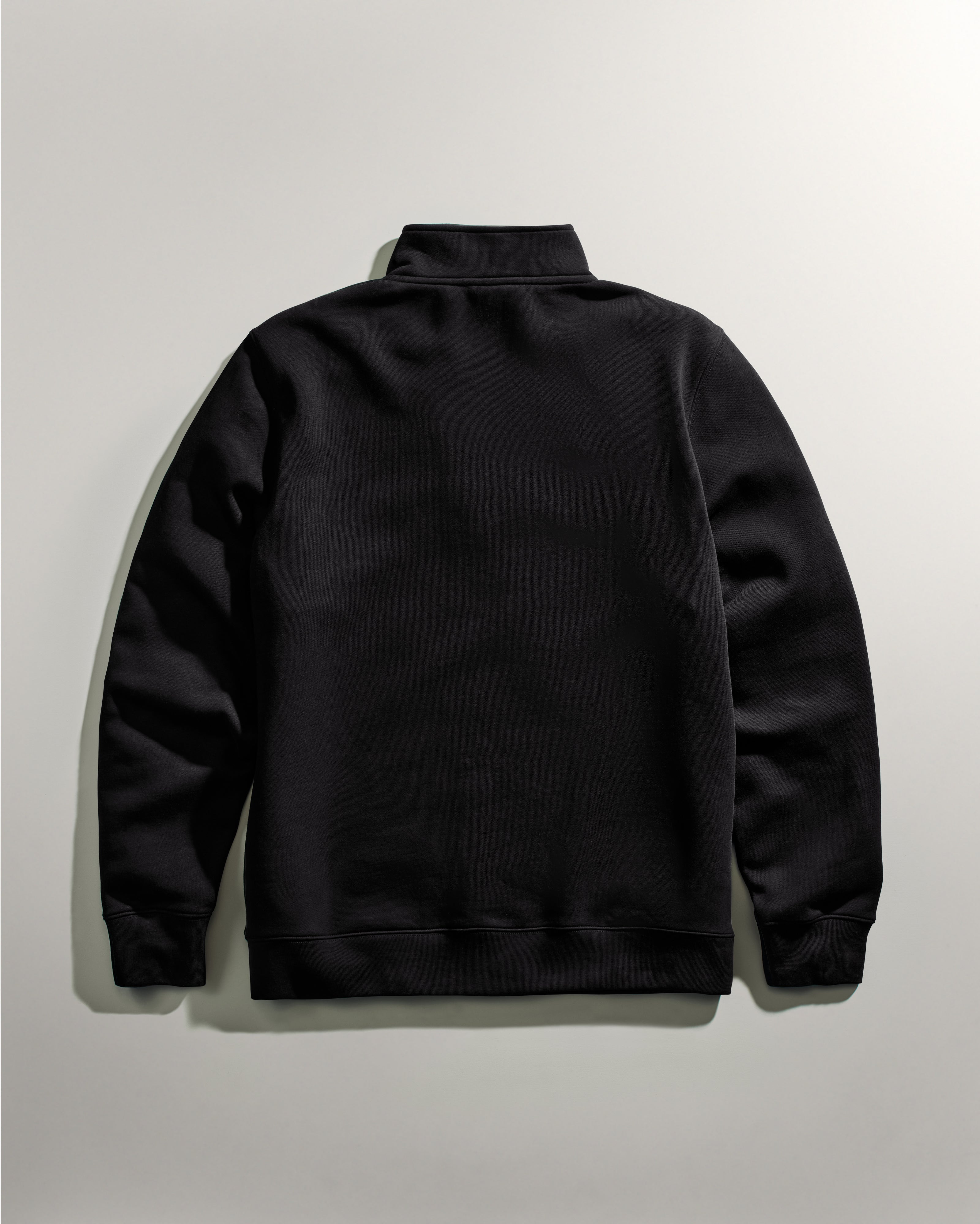Mens 1/4 Zip Sweater Black