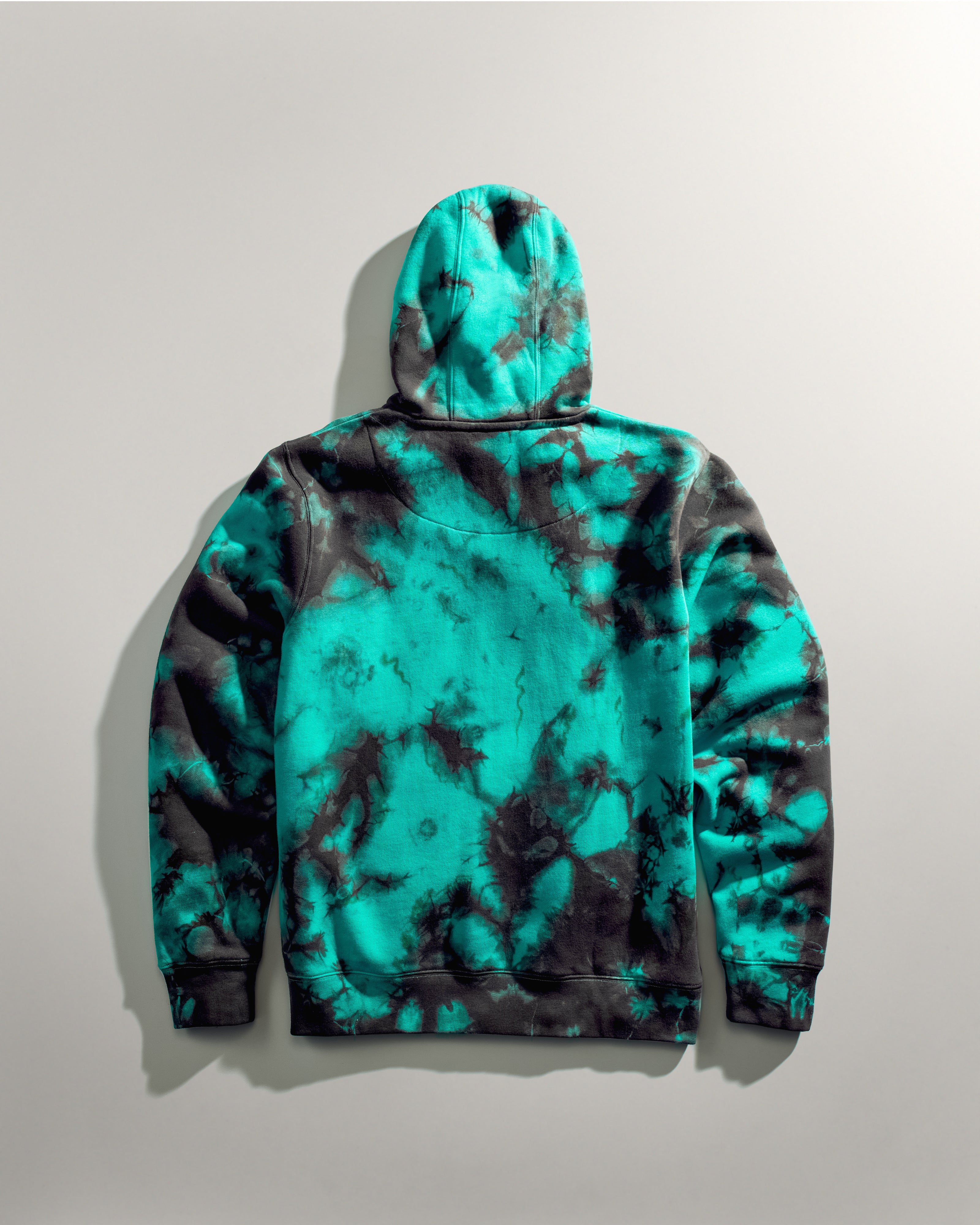 Mens Tie Dye Hoody Multicolour