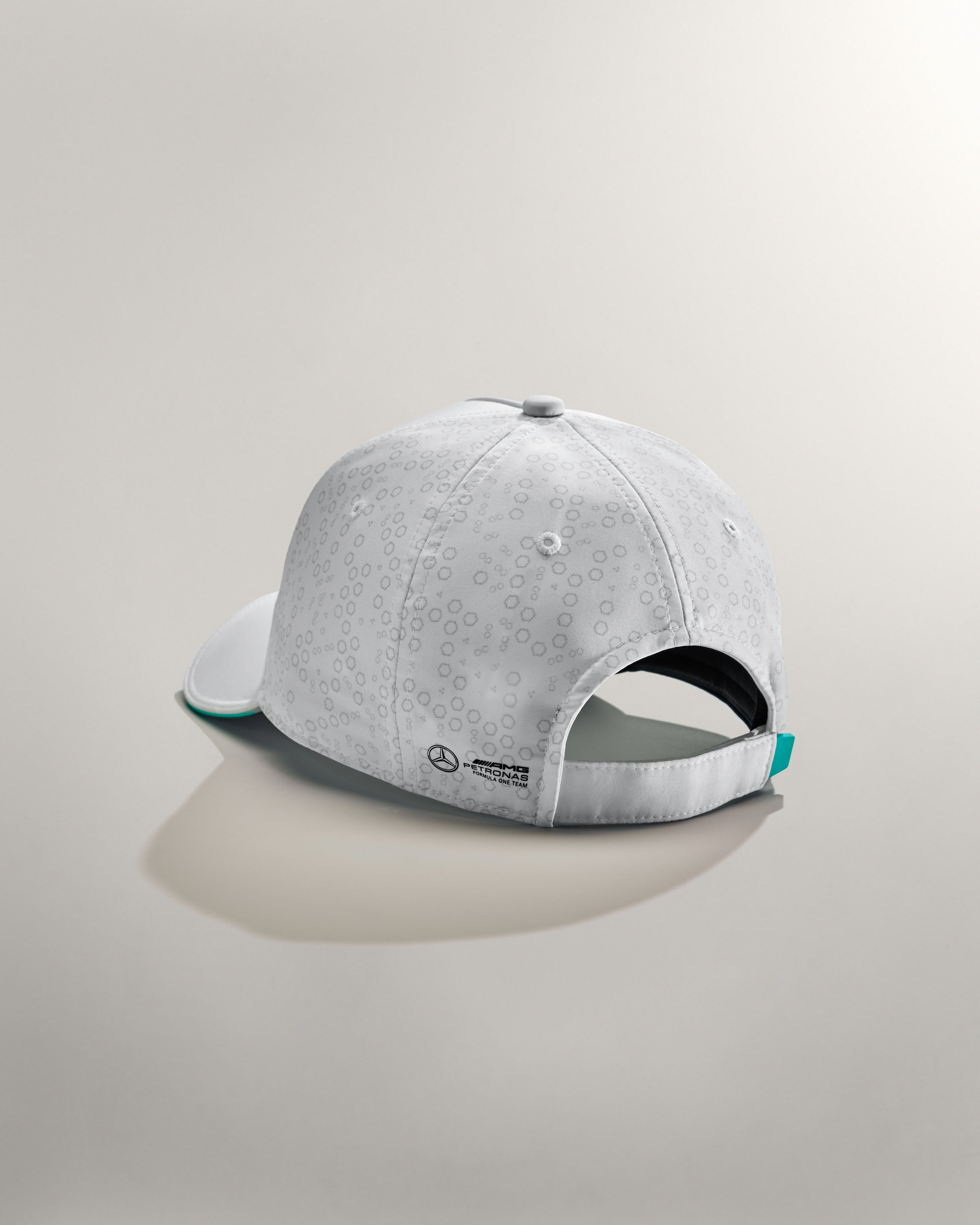 2024 Team Baseball Cap White Official Mercedes AMG PETRONAS F1 Team Store   MAPF1 RP TEAM BASEBALL CAP WHITE BACK 