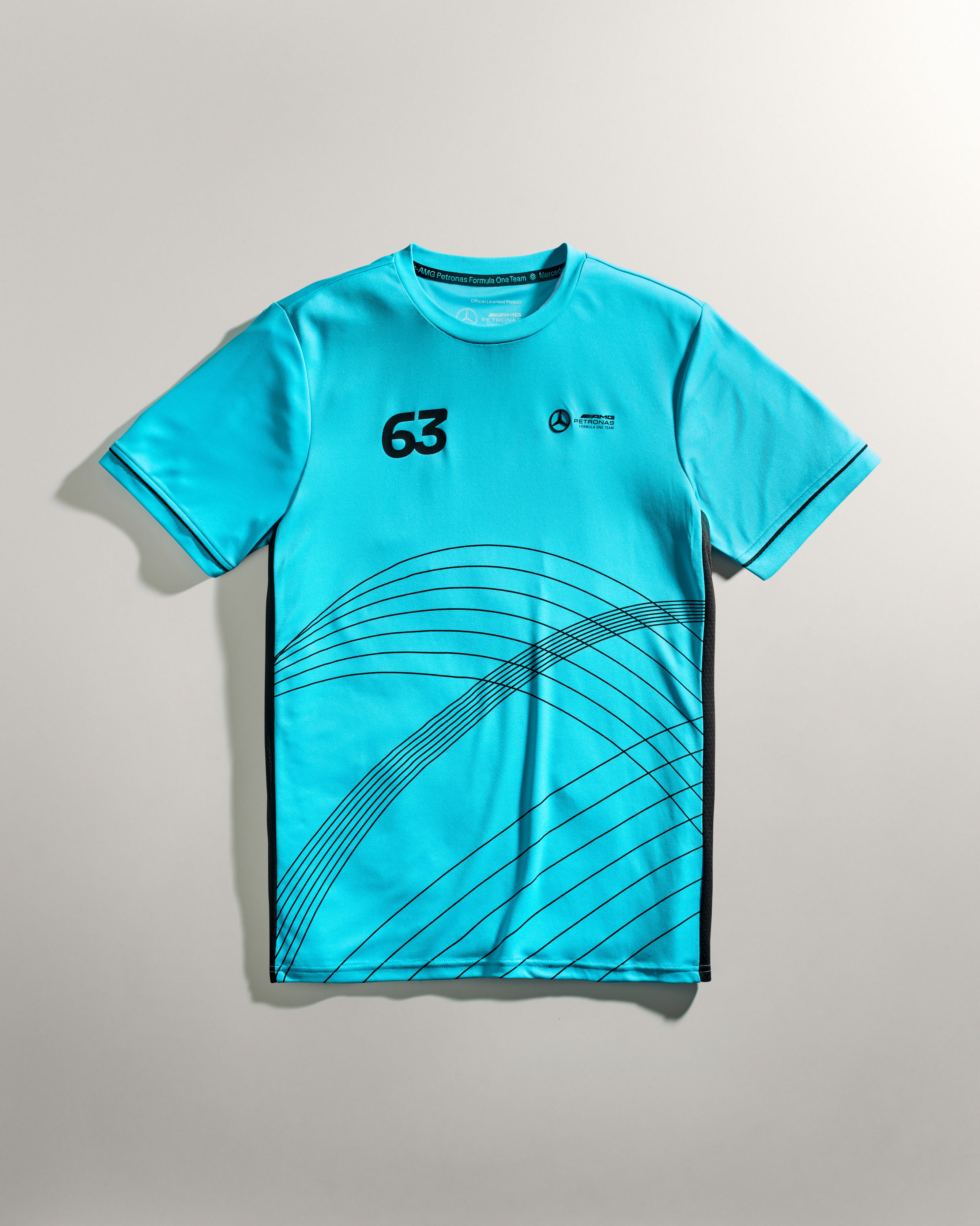 Mens George Russell Sports Tee Blue