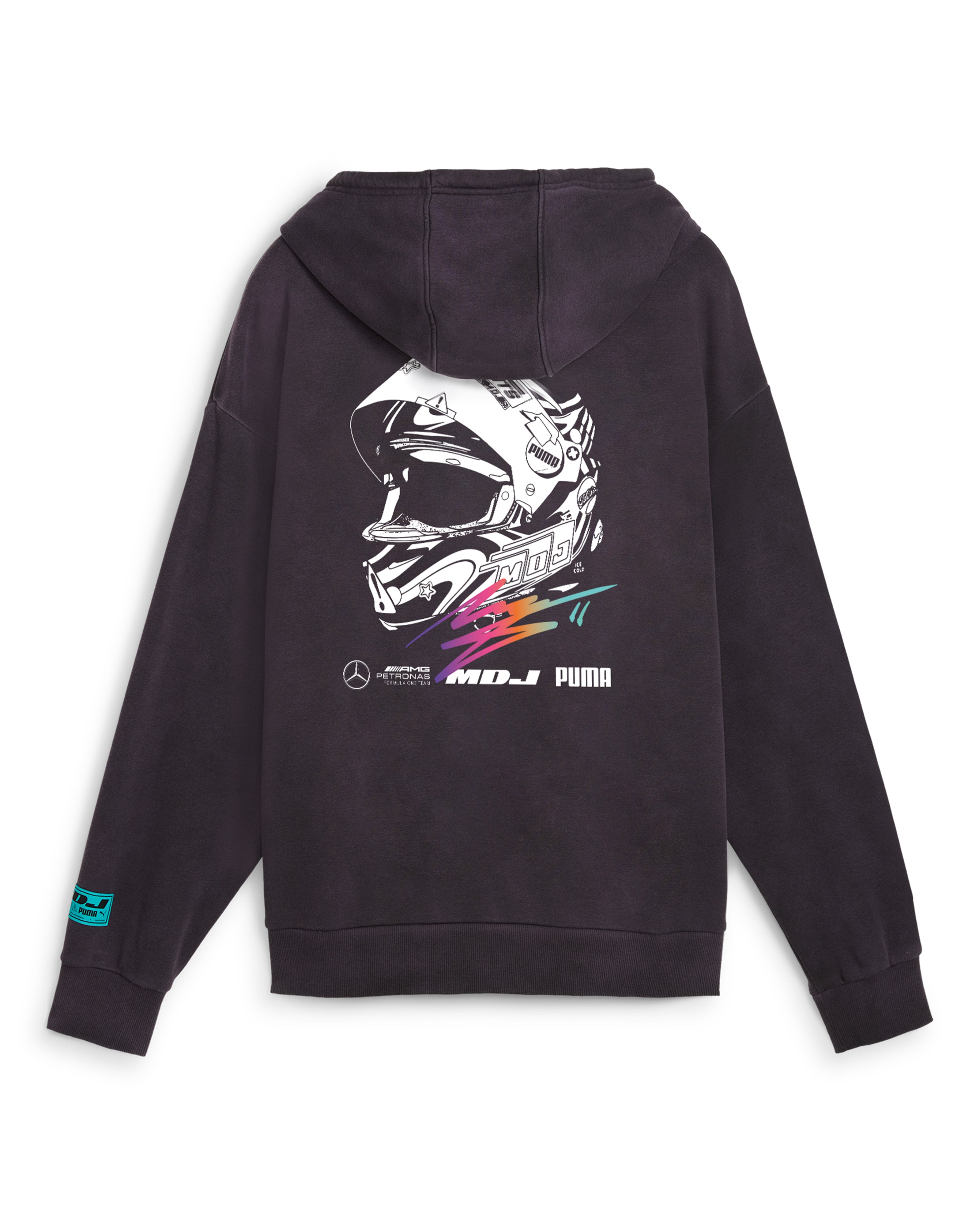 Mad Dog Jones x Mercedes-AMG F1 x PUMA Graphic Hoody Black