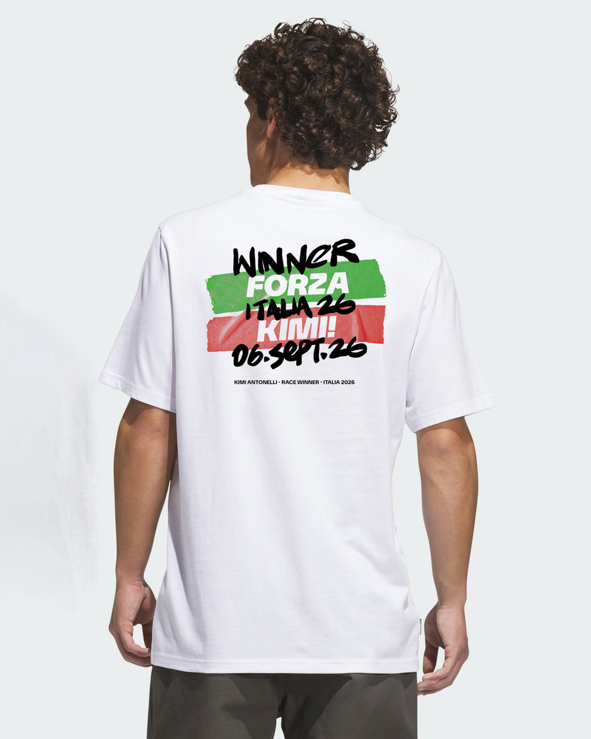 Kimi Antonelli Monza Race Winner Tee White