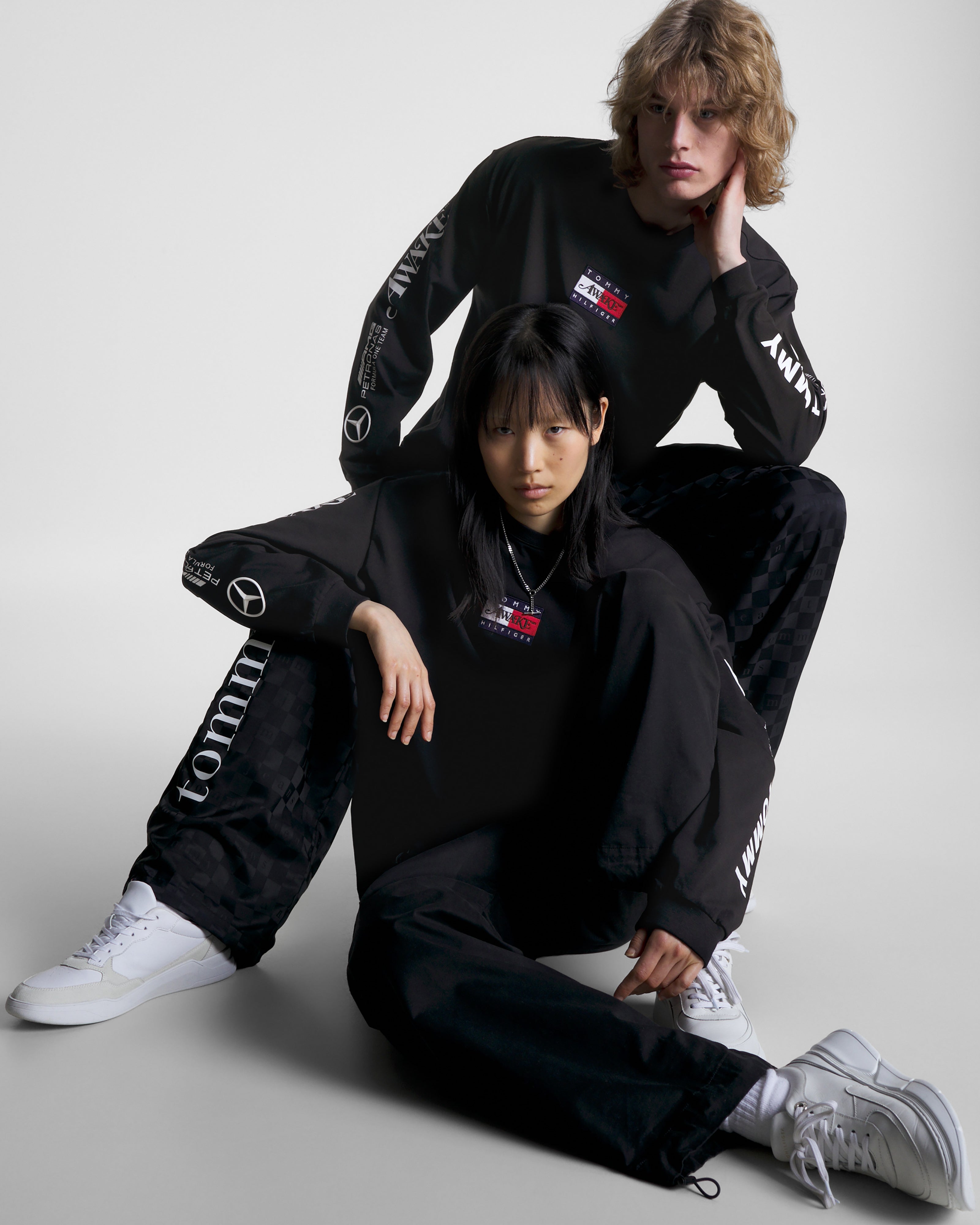 Tommy x Mercedes-AMG F1 x Awake NY Longsleeve Tee Black