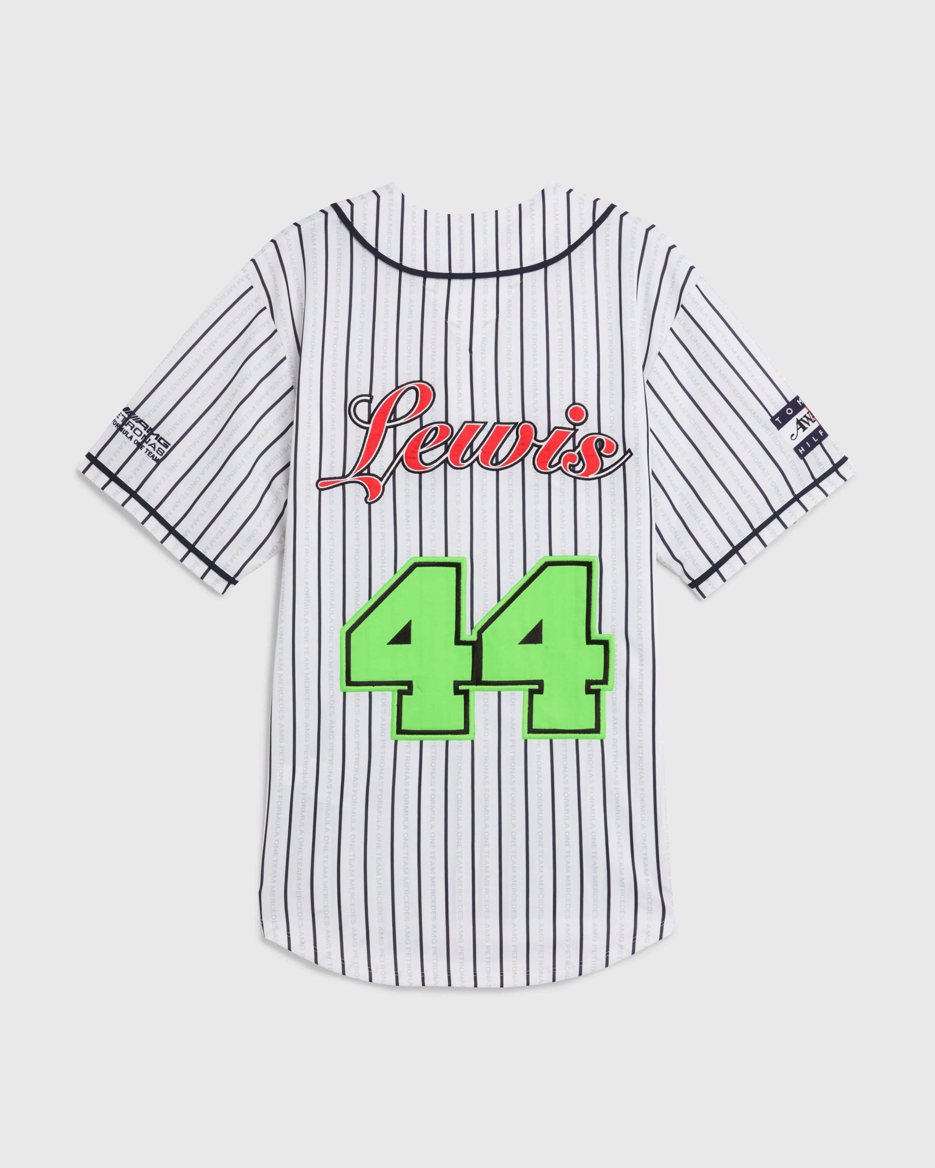 Tommy x Mercedes-AMG F1 x Awake NY Baseball Jersey Black/Green 44