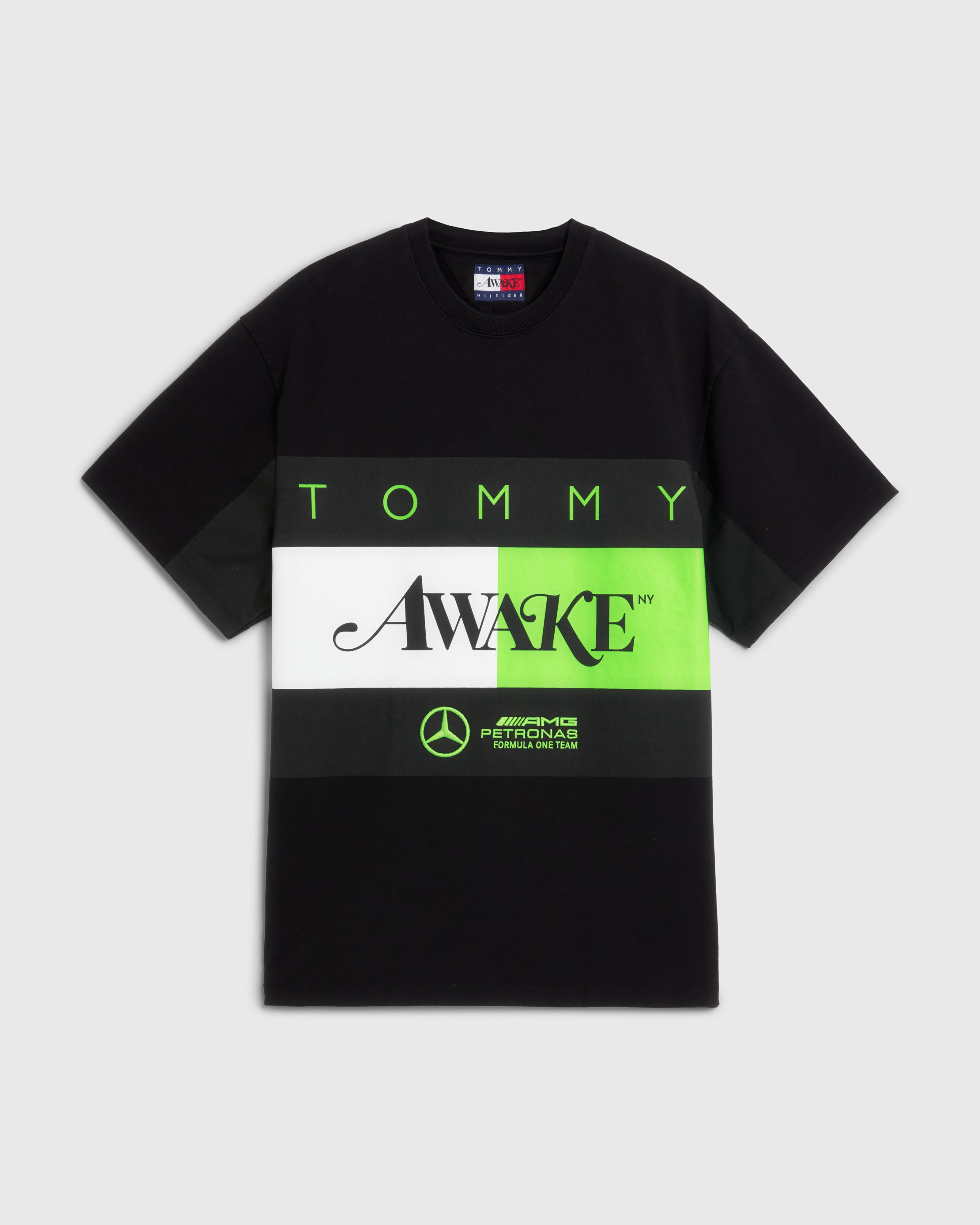 Tommy x Mercedes-AMG F1 x Awake NY Flag Tee Black | Official