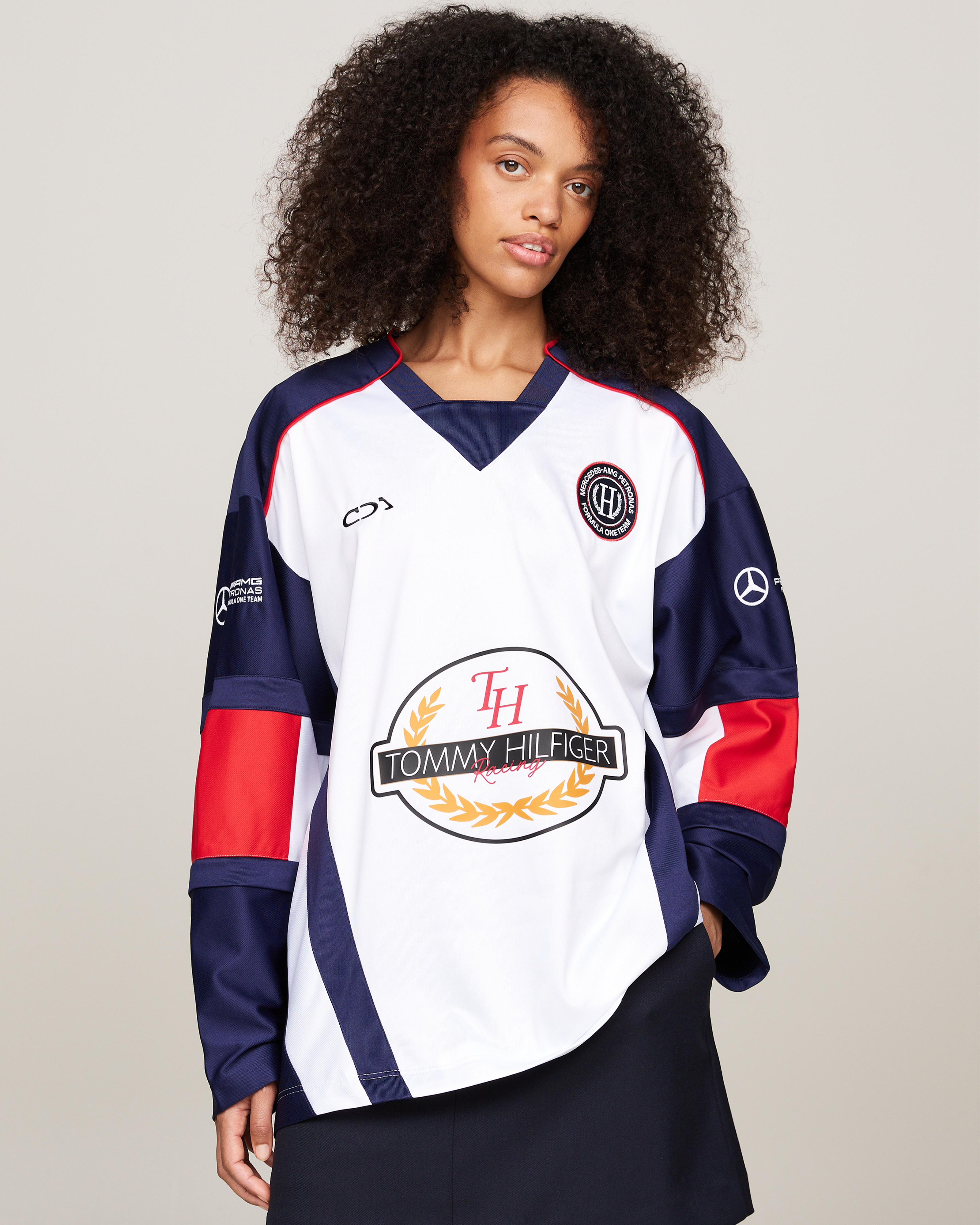 Tommy x Mercedes-AMG F1 x Clarence Ruth Hockey Jersey