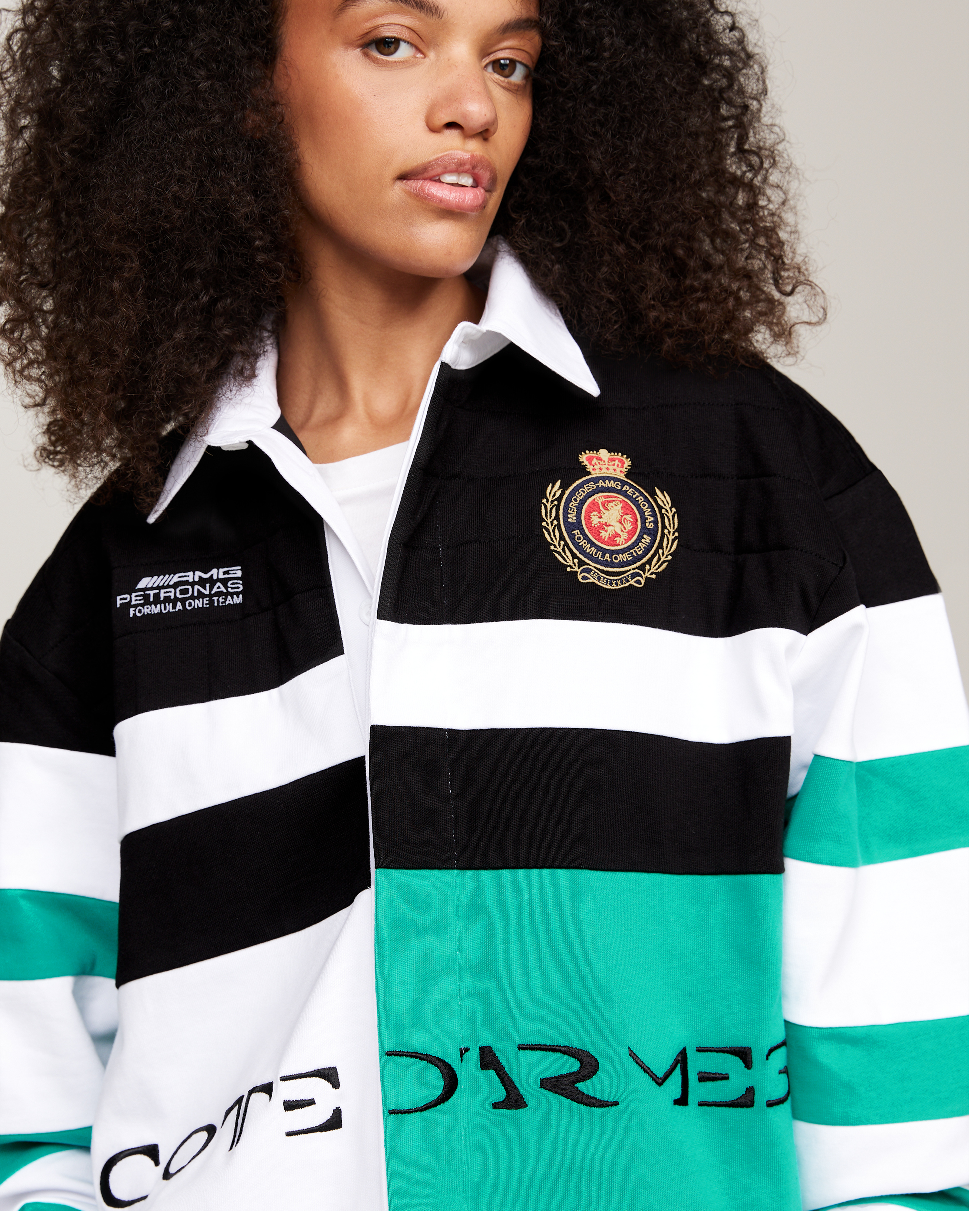 Tommy x Mercedes-AMG F1 x Clarence Ruth Rugby Shirt