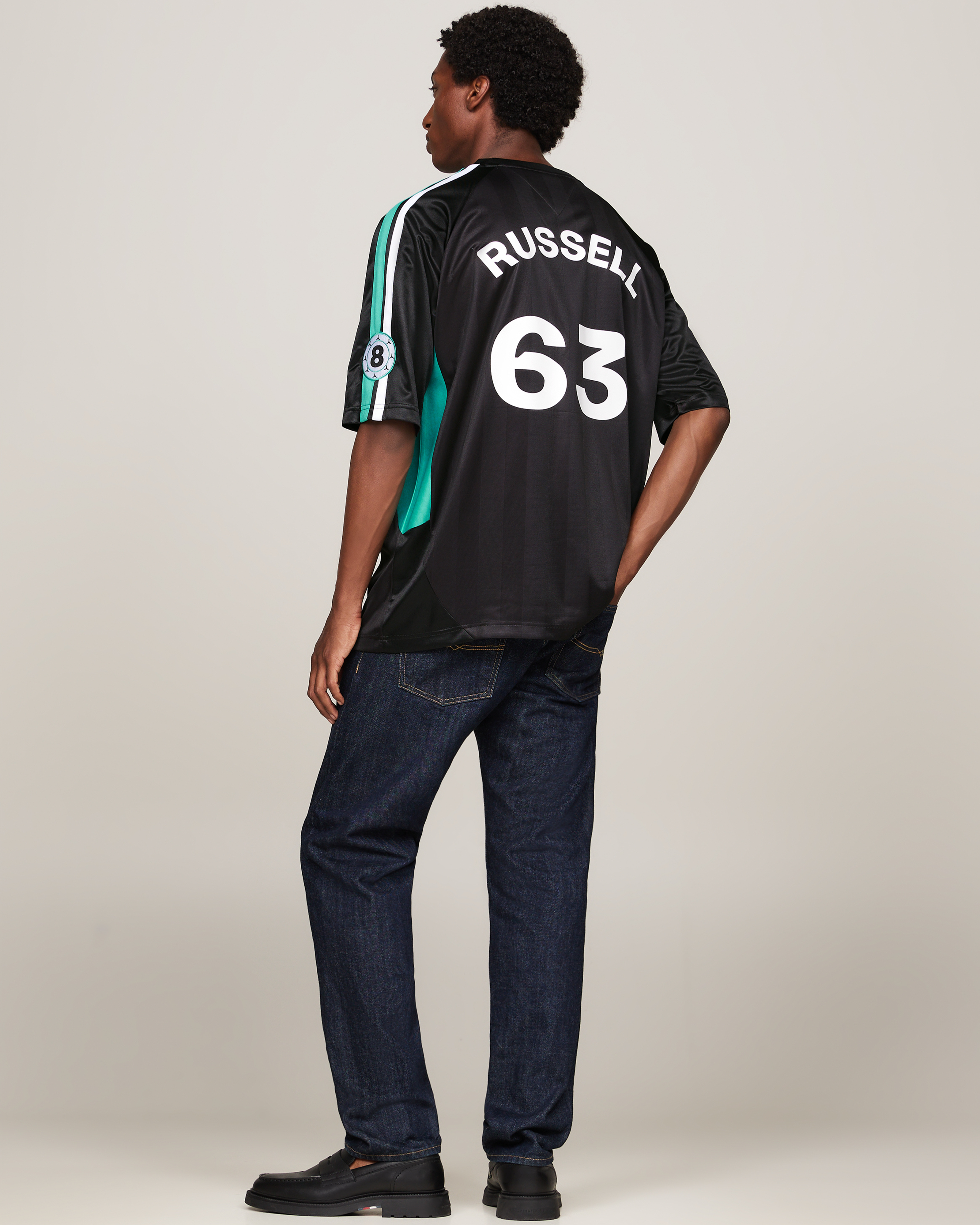 Tommy x Mercedes-AMG F1 x Clarence Ruth Russell Soccer Tee
