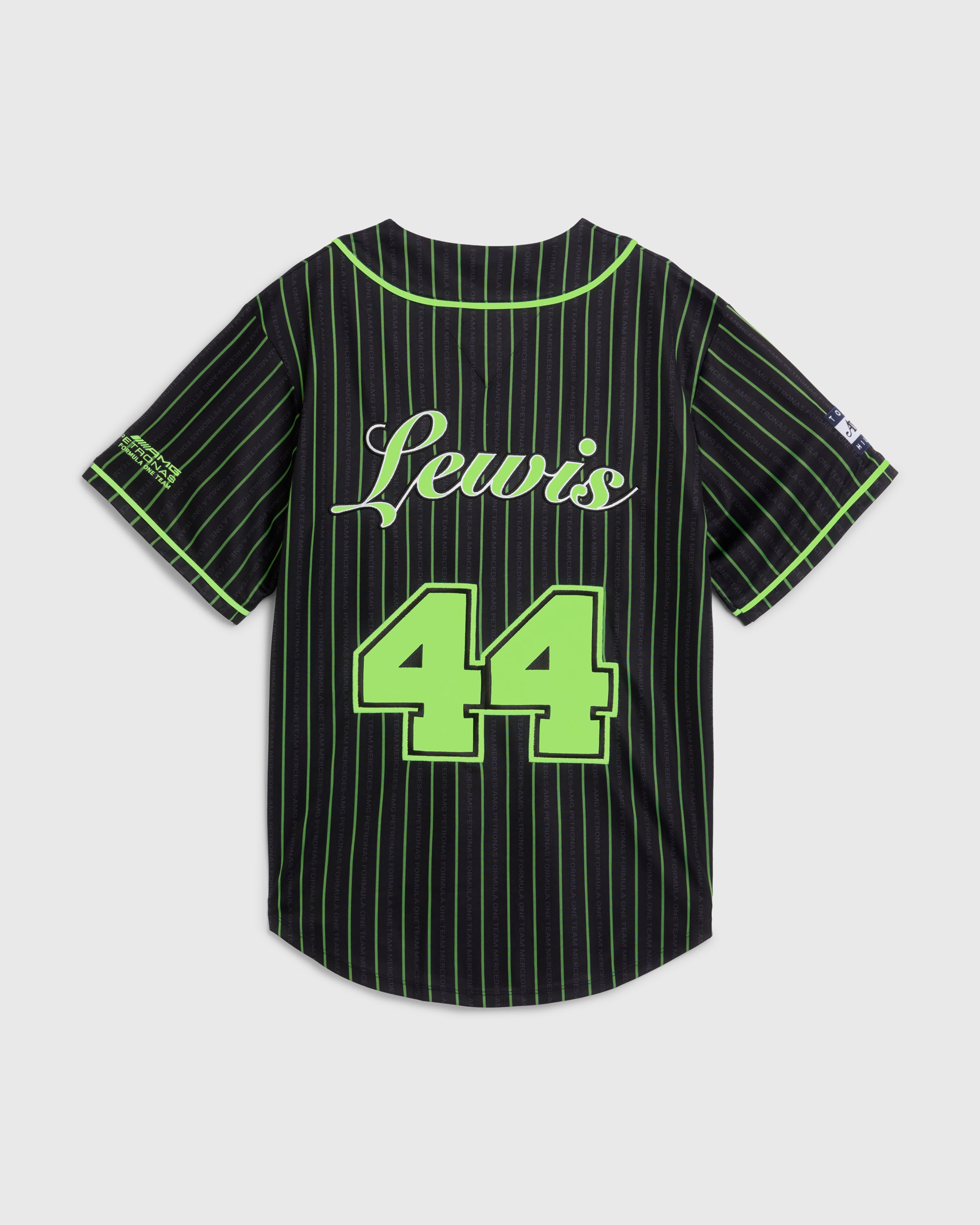 Tommy x Mercedes-AMG F1 x Awake NY Baseball Jersey Black/Green 44