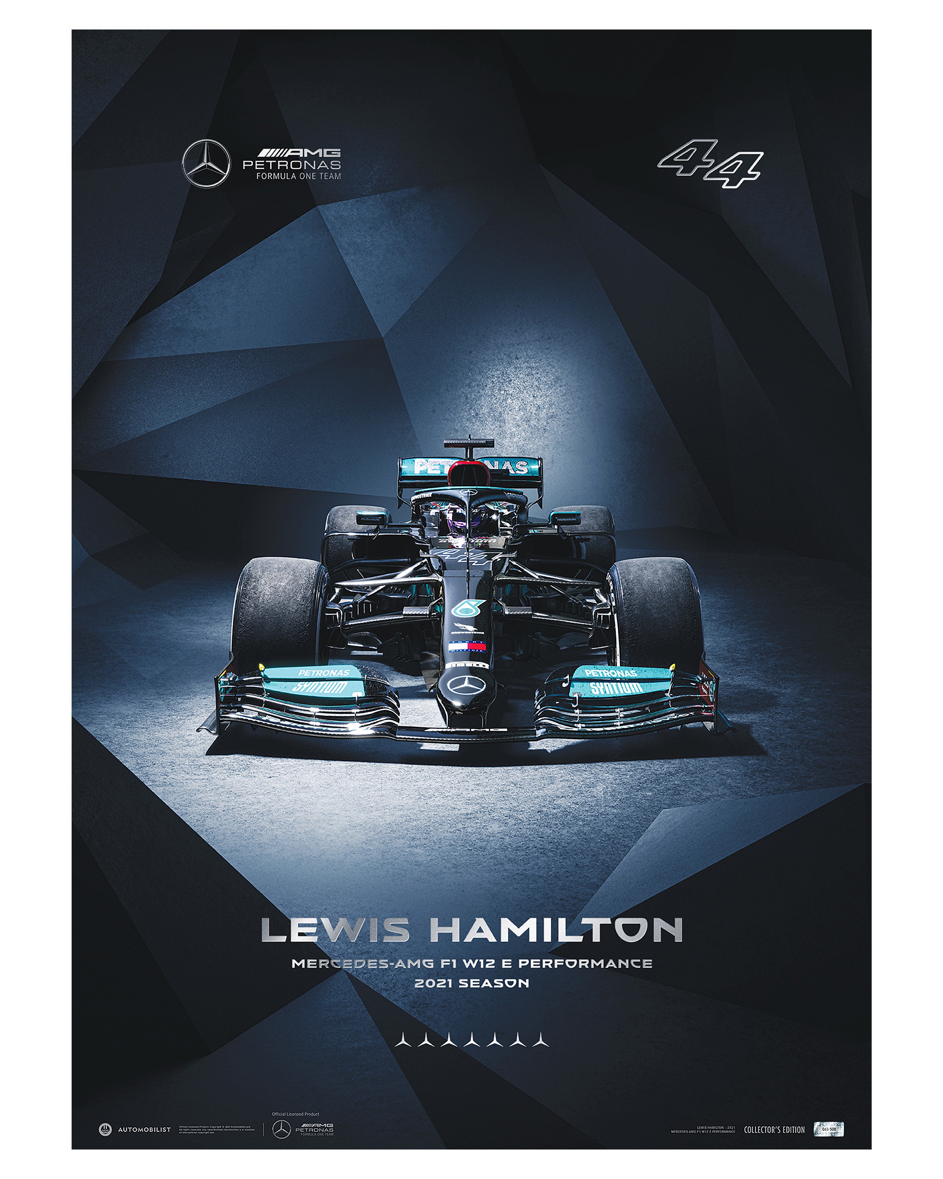 Lewis Hamilton 2021 Collectors Edition Poster