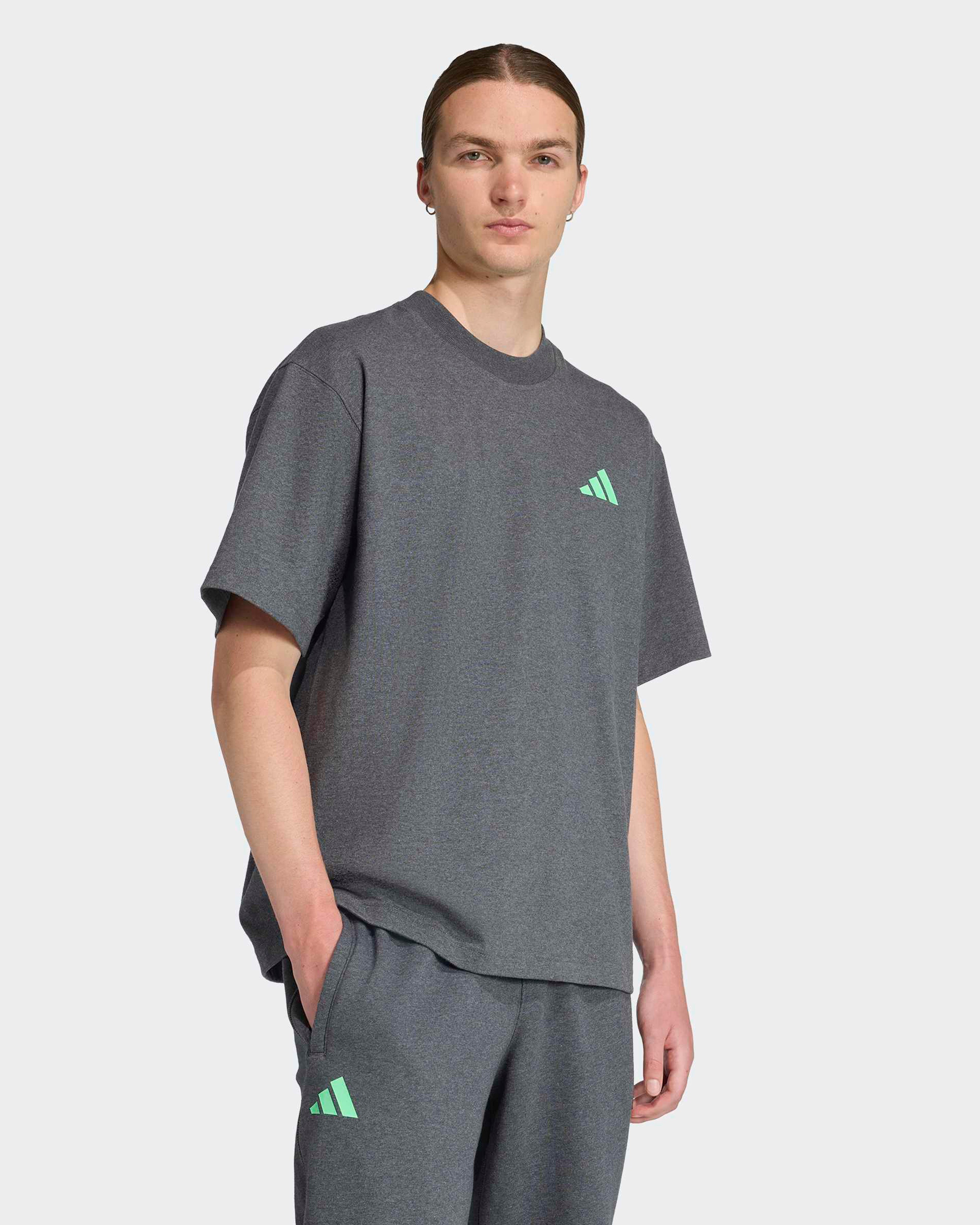 Mens Premium Sweat T-shirt Grey